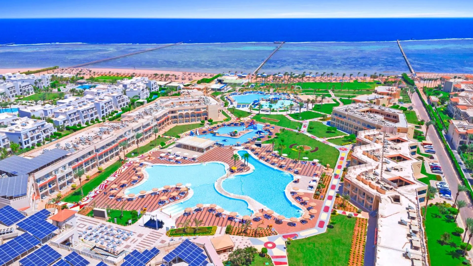Bird's eye view in Pickalbatros Royal Moderna Sharm "Aqua Park"- All inclusive