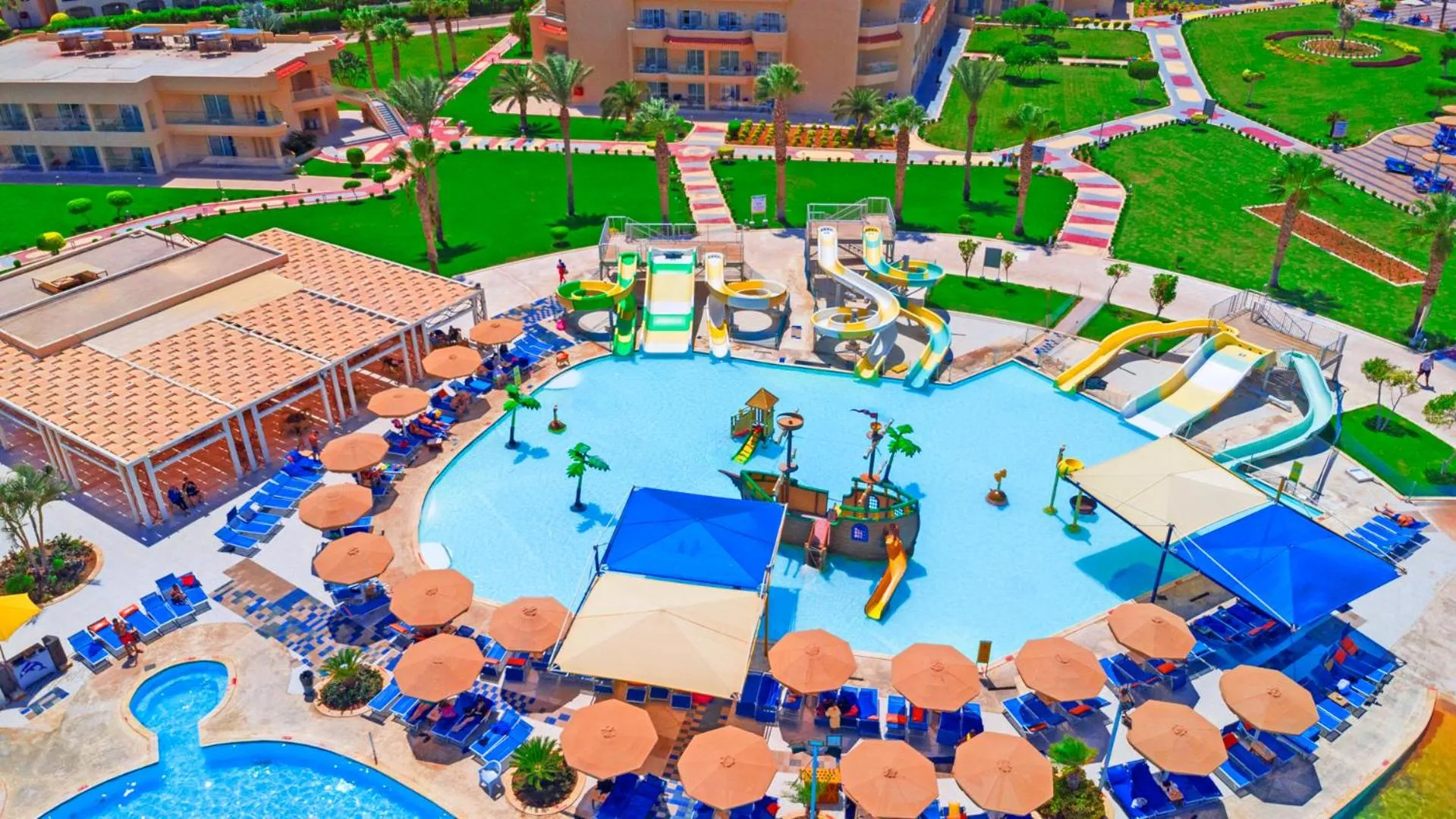 Bird's eye view in Pickalbatros Royal Moderna Sharm "Aqua Park"- All inclusive