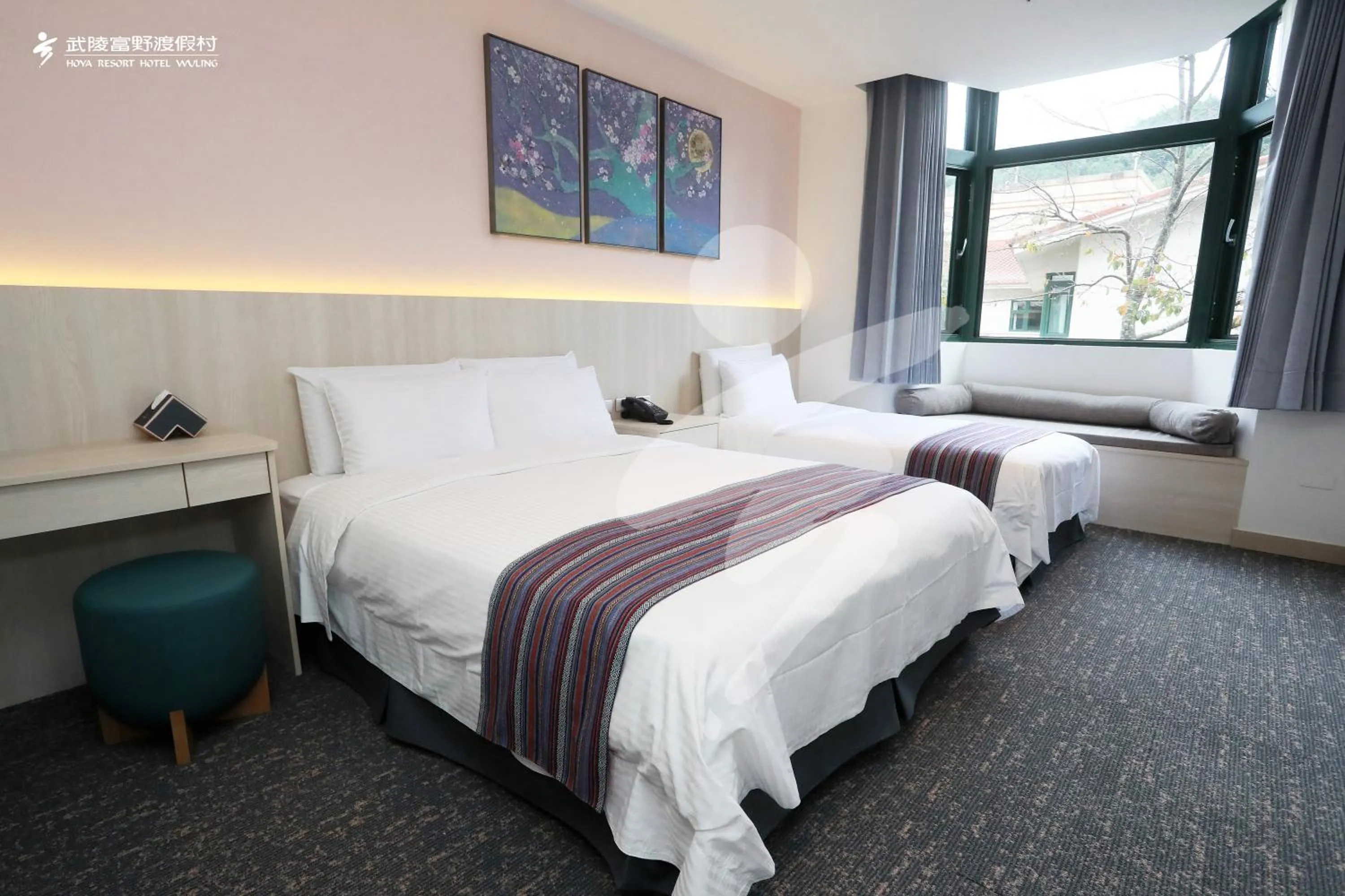 Photo of the whole room, Bed in Hoya Resort, Wuling