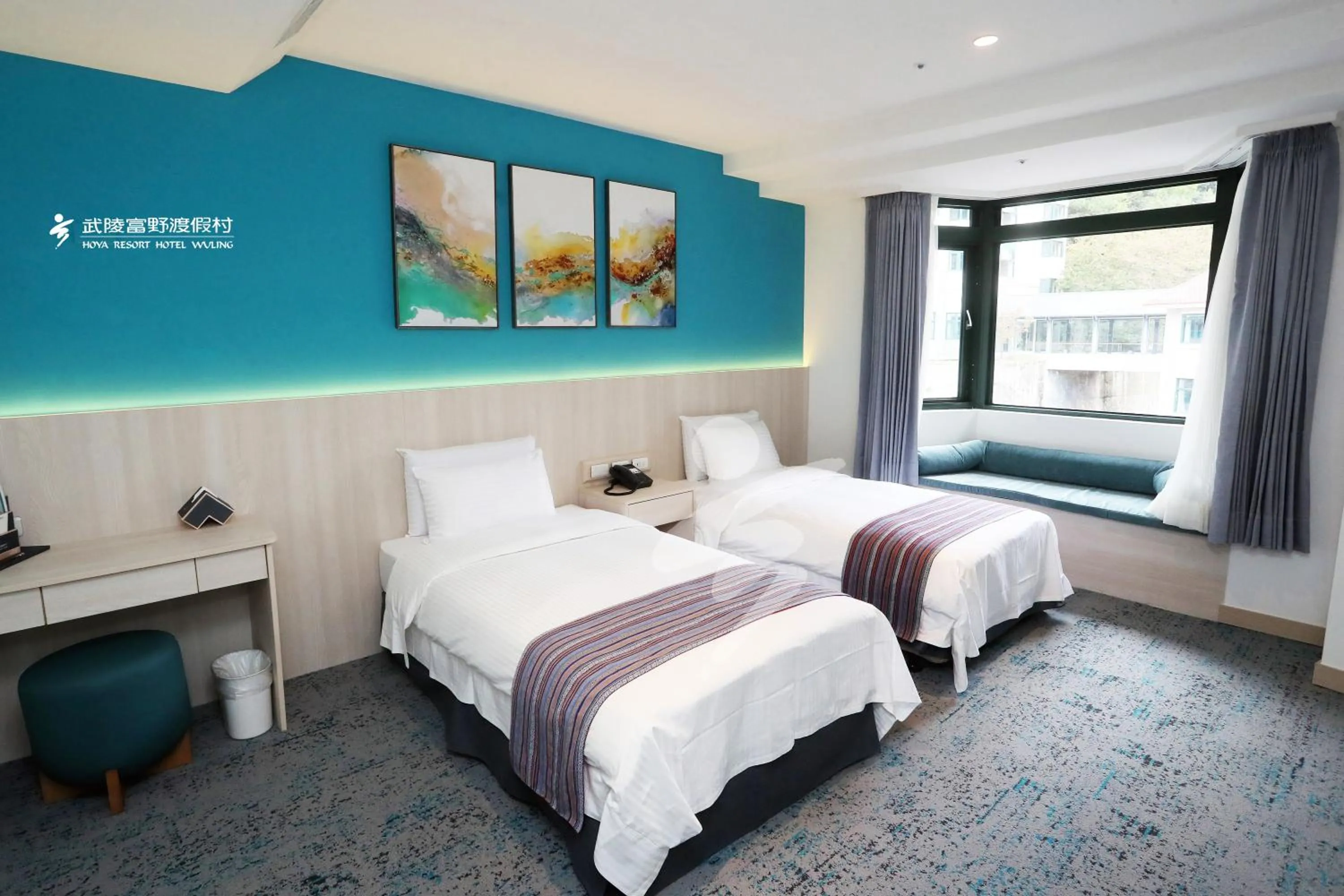 Photo of the whole room, Bed in Hoya Resort, Wuling