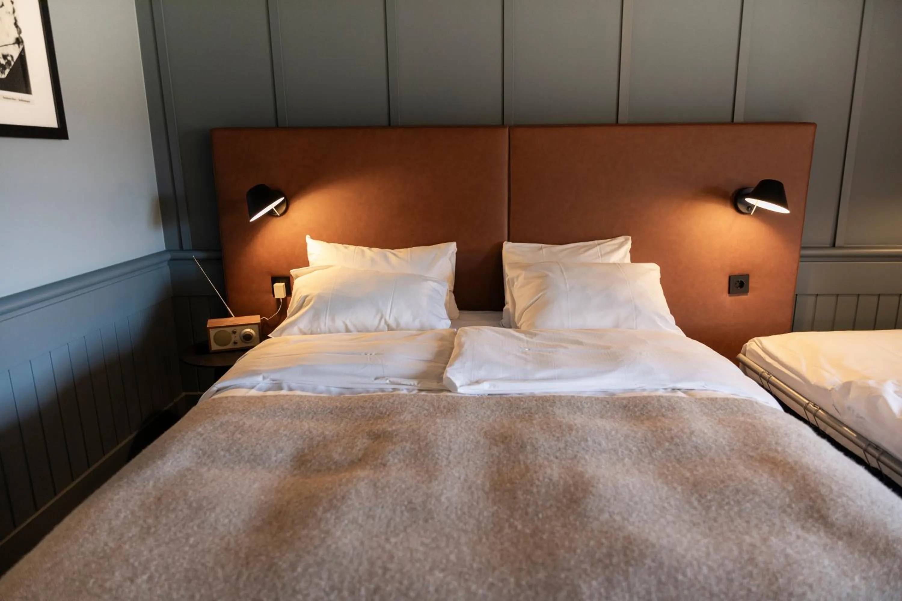 Bed in Home Hotel Tollboden