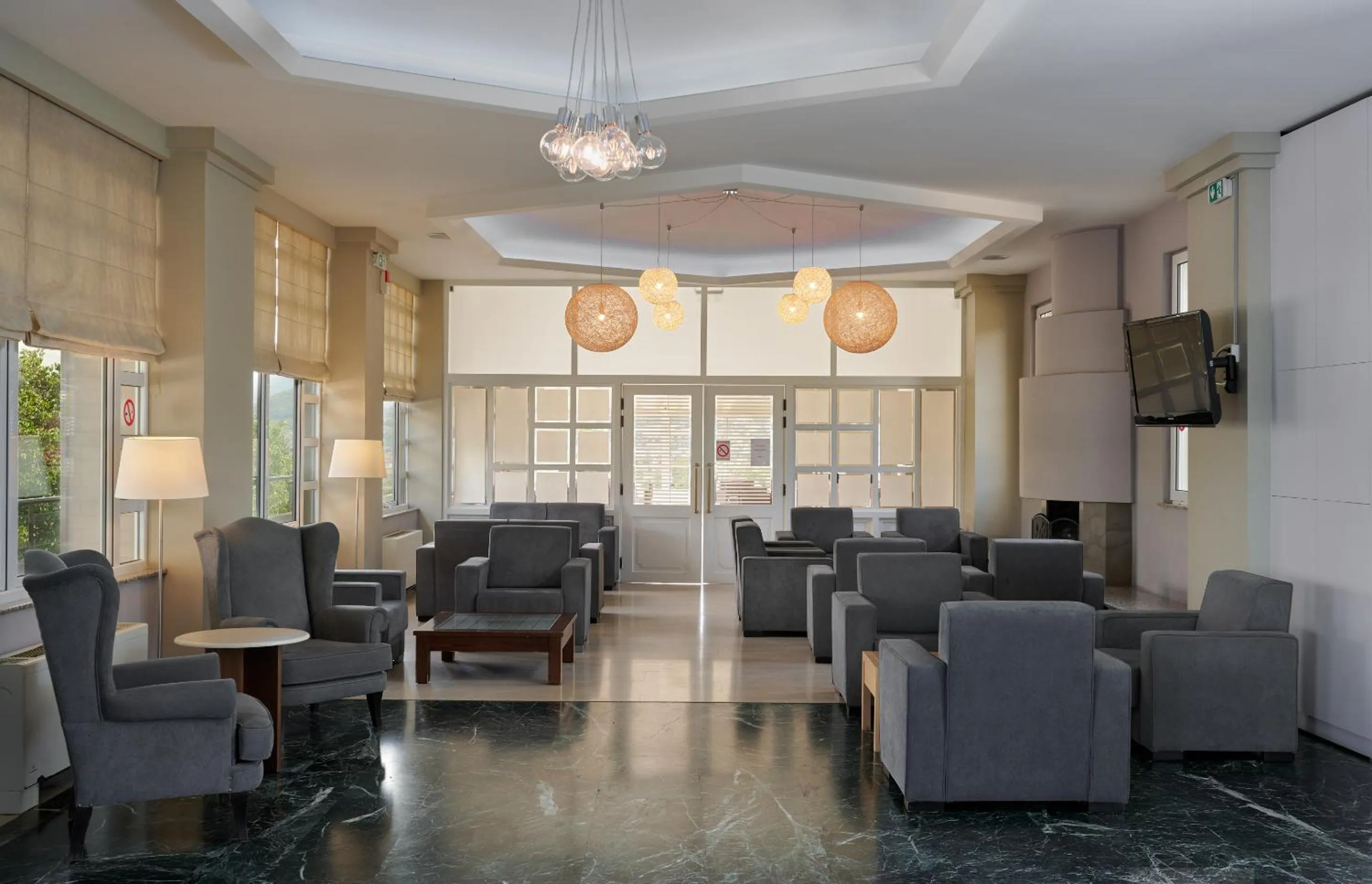 Lobby or reception in Byzantio Hotel