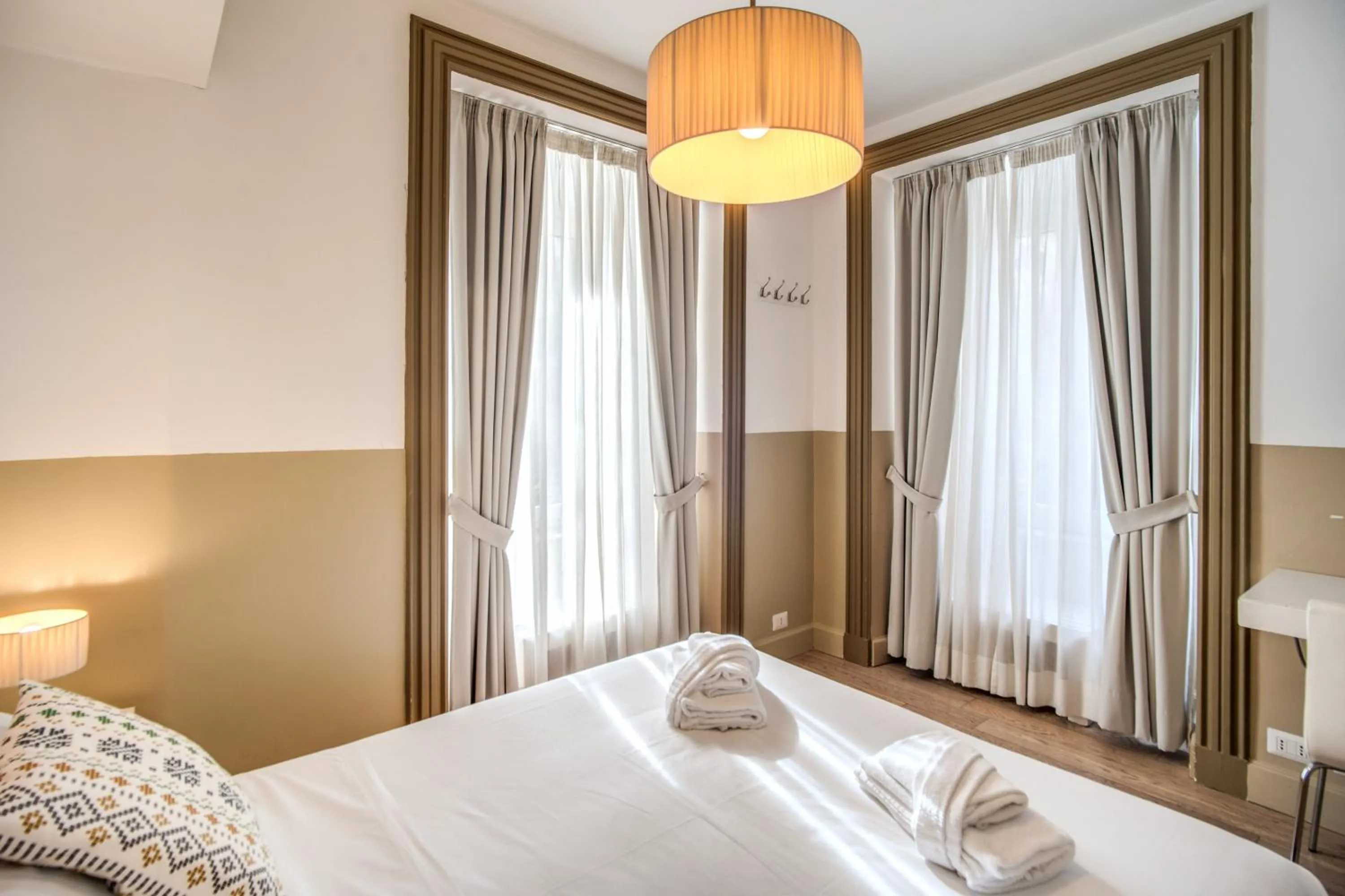 Bed in A Peace Of Rome B&B