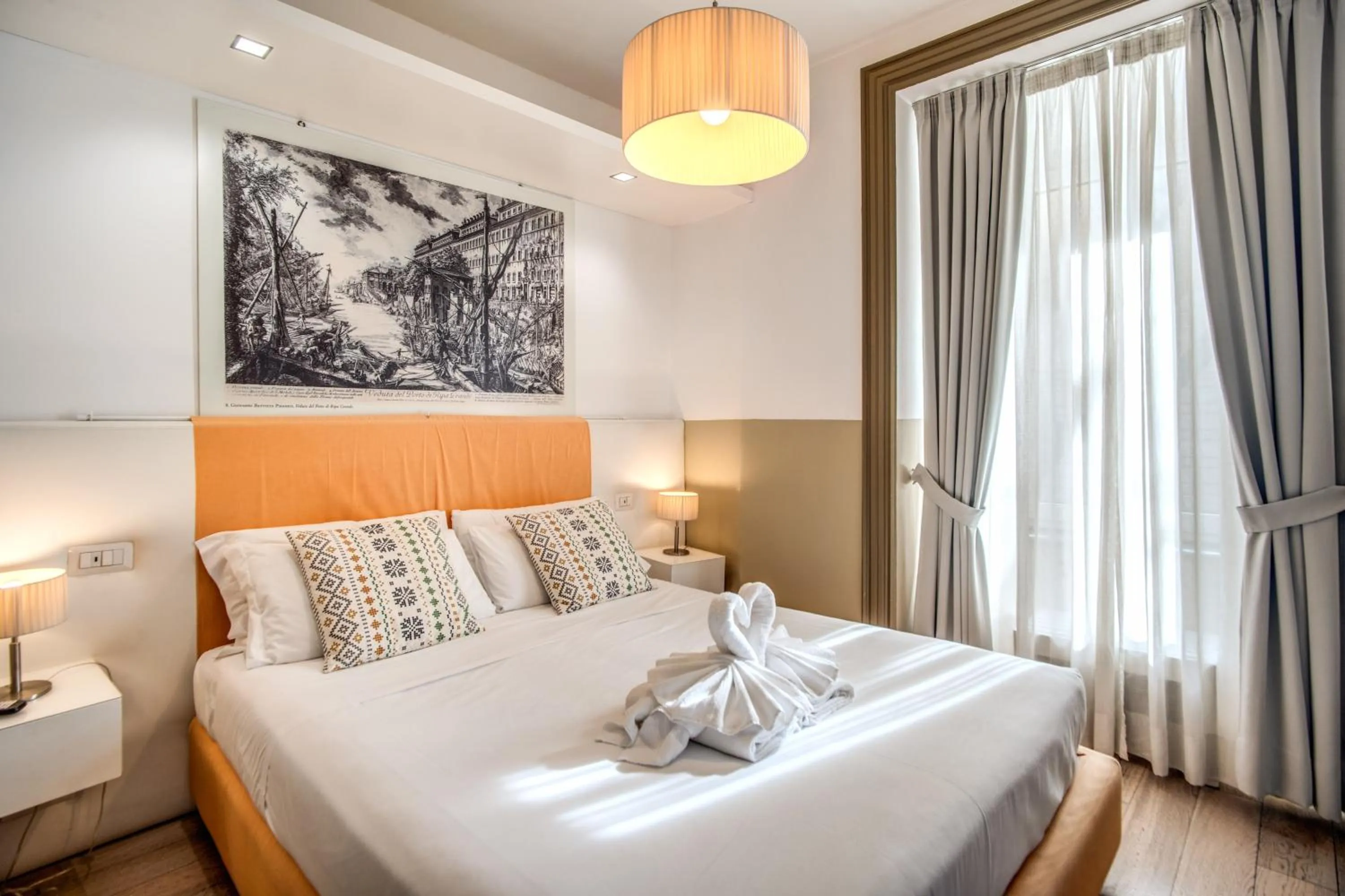 Bedroom, Bed in A Peace Of Rome B&B