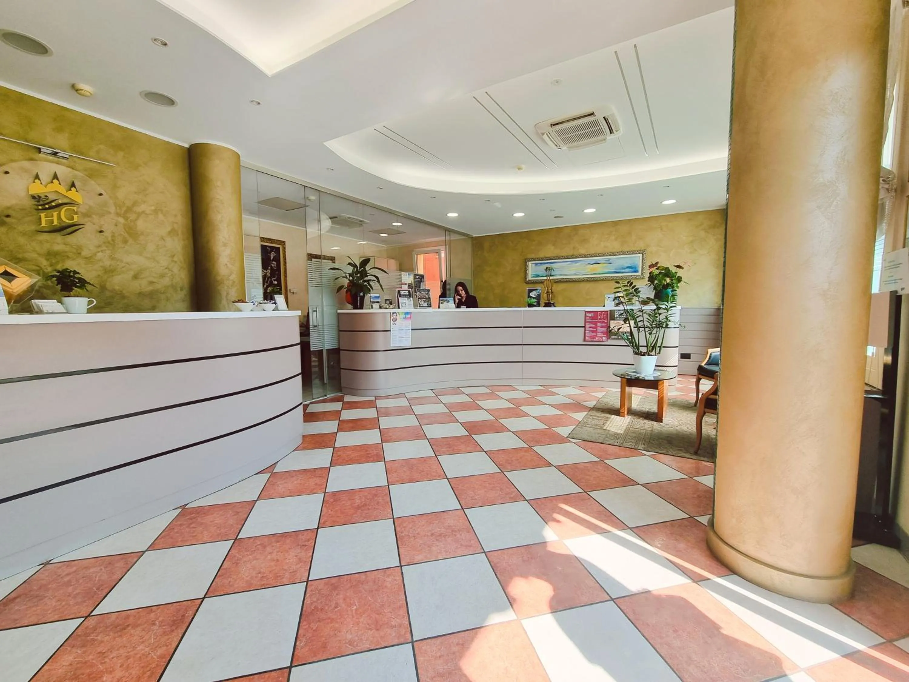 Lobby or reception in Hotel Giotto