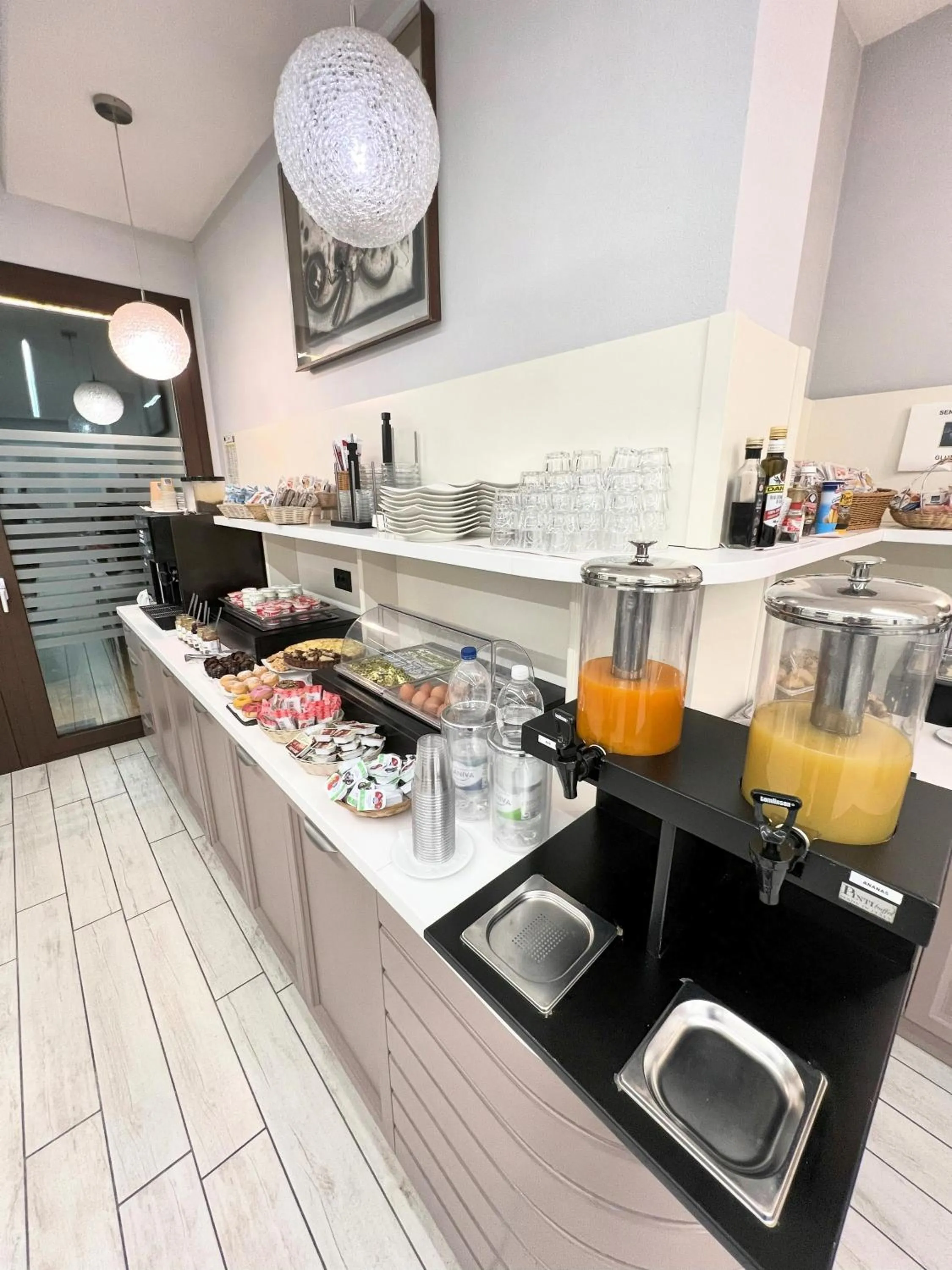 Kitchen or kitchenette in Hotel Giotto