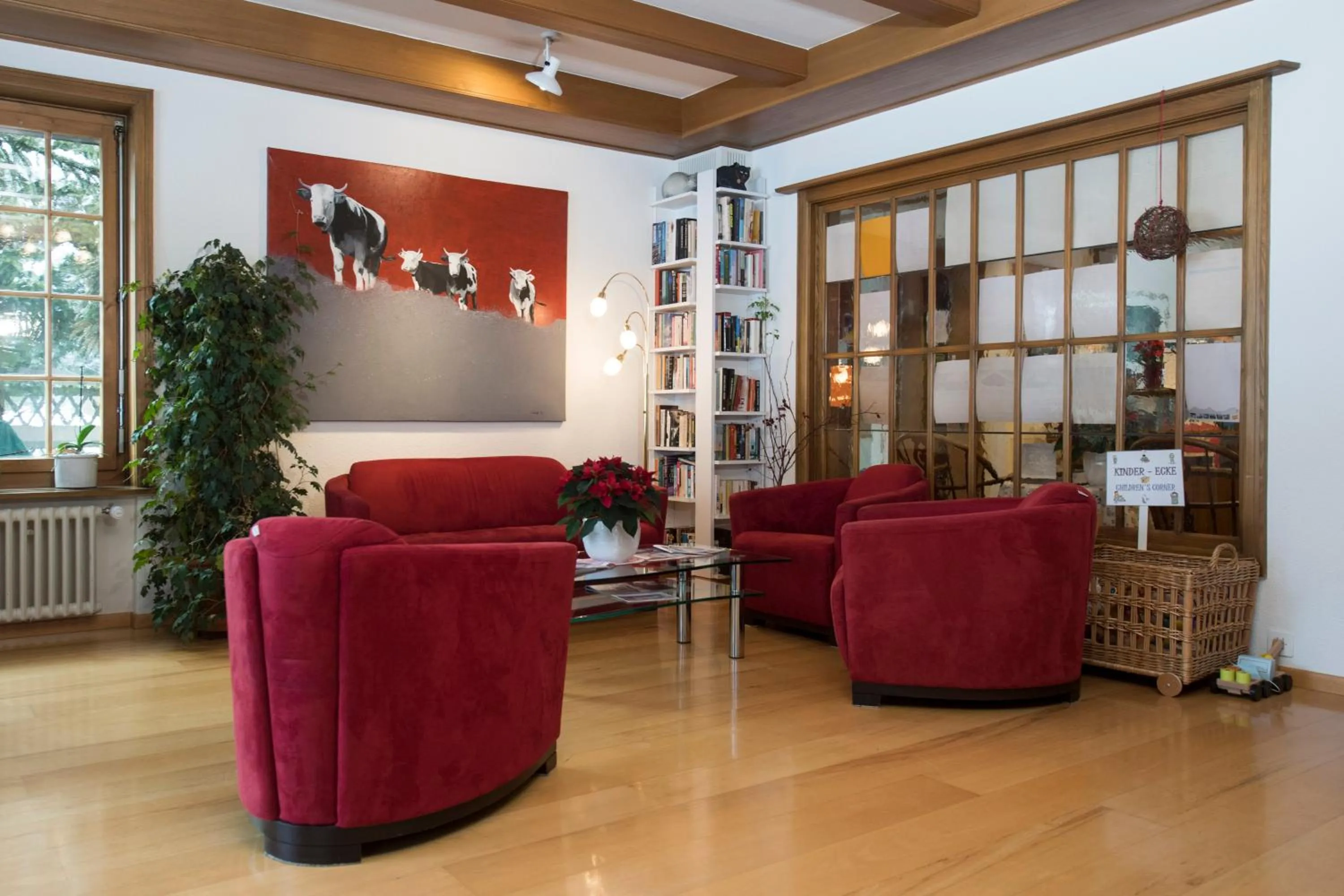 Lobby or reception in Hotel Berghaus