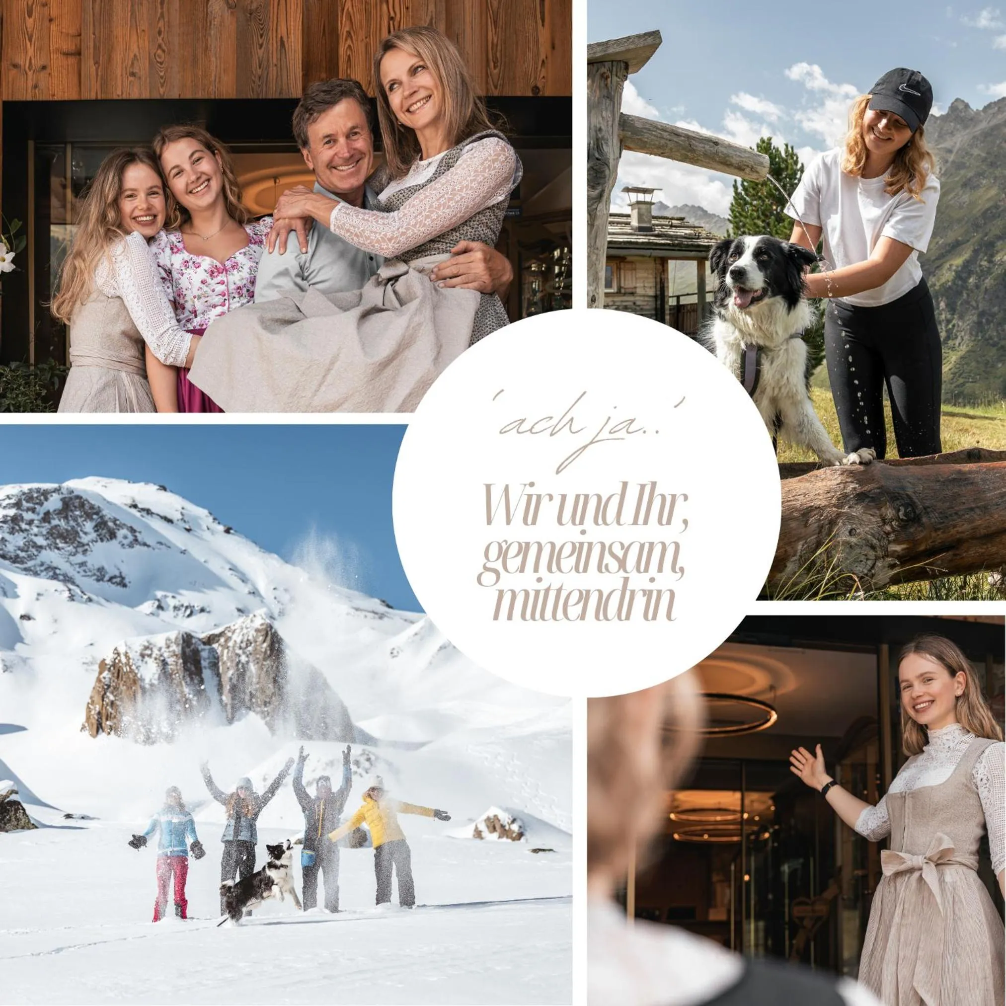 Family in Alpvita Piz Tasna