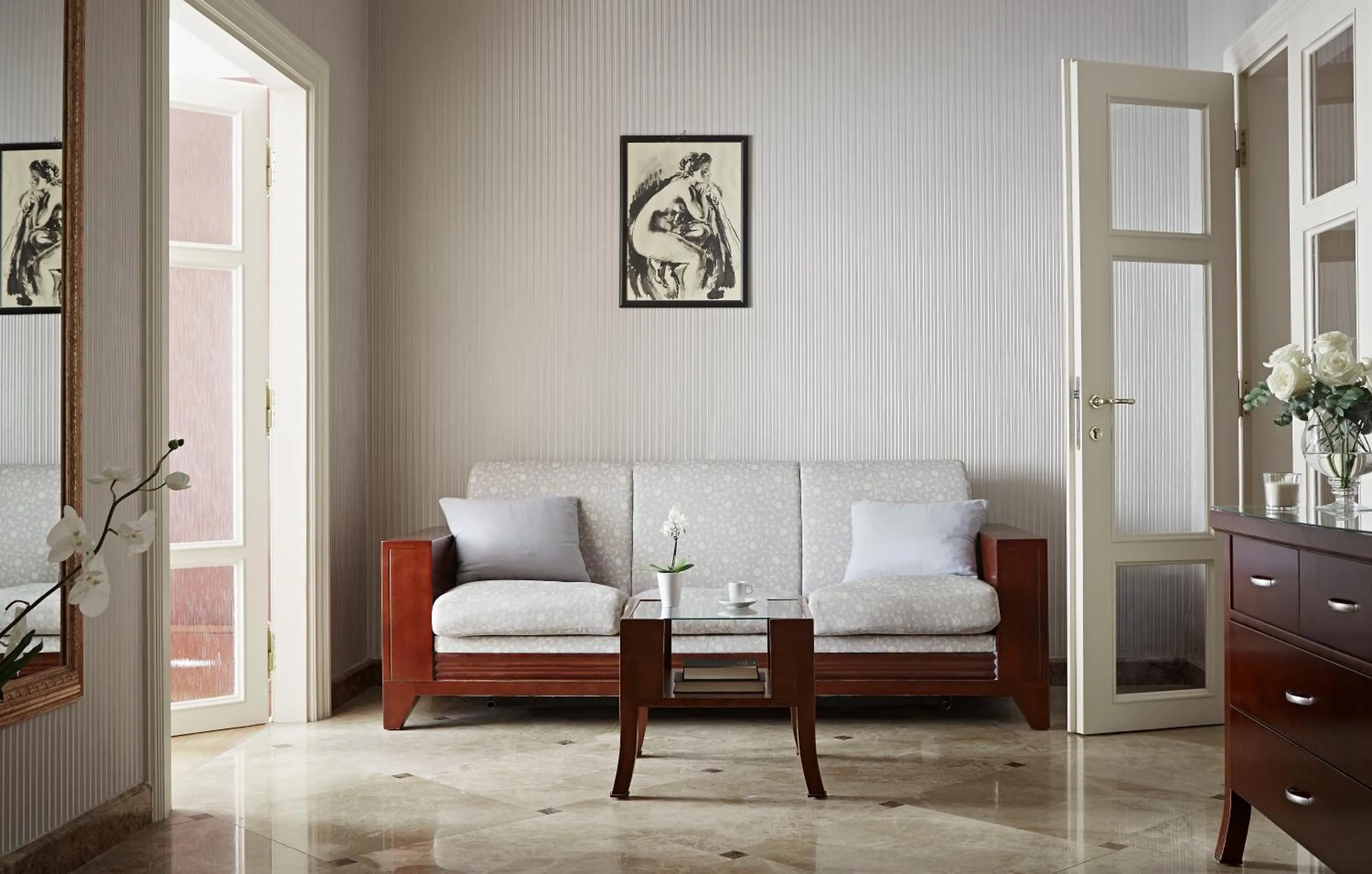 Living room in Apartments Almandine