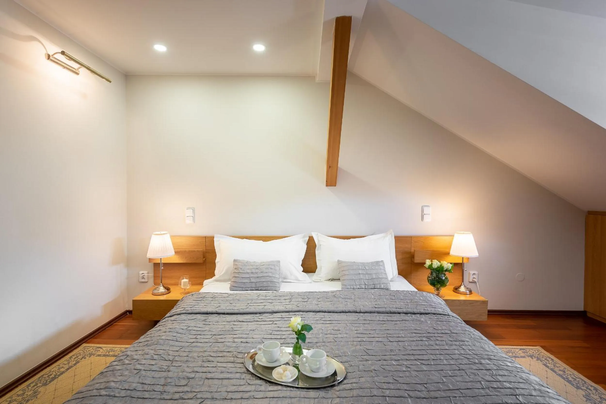 Bedroom, Bed in Apartments Almandine