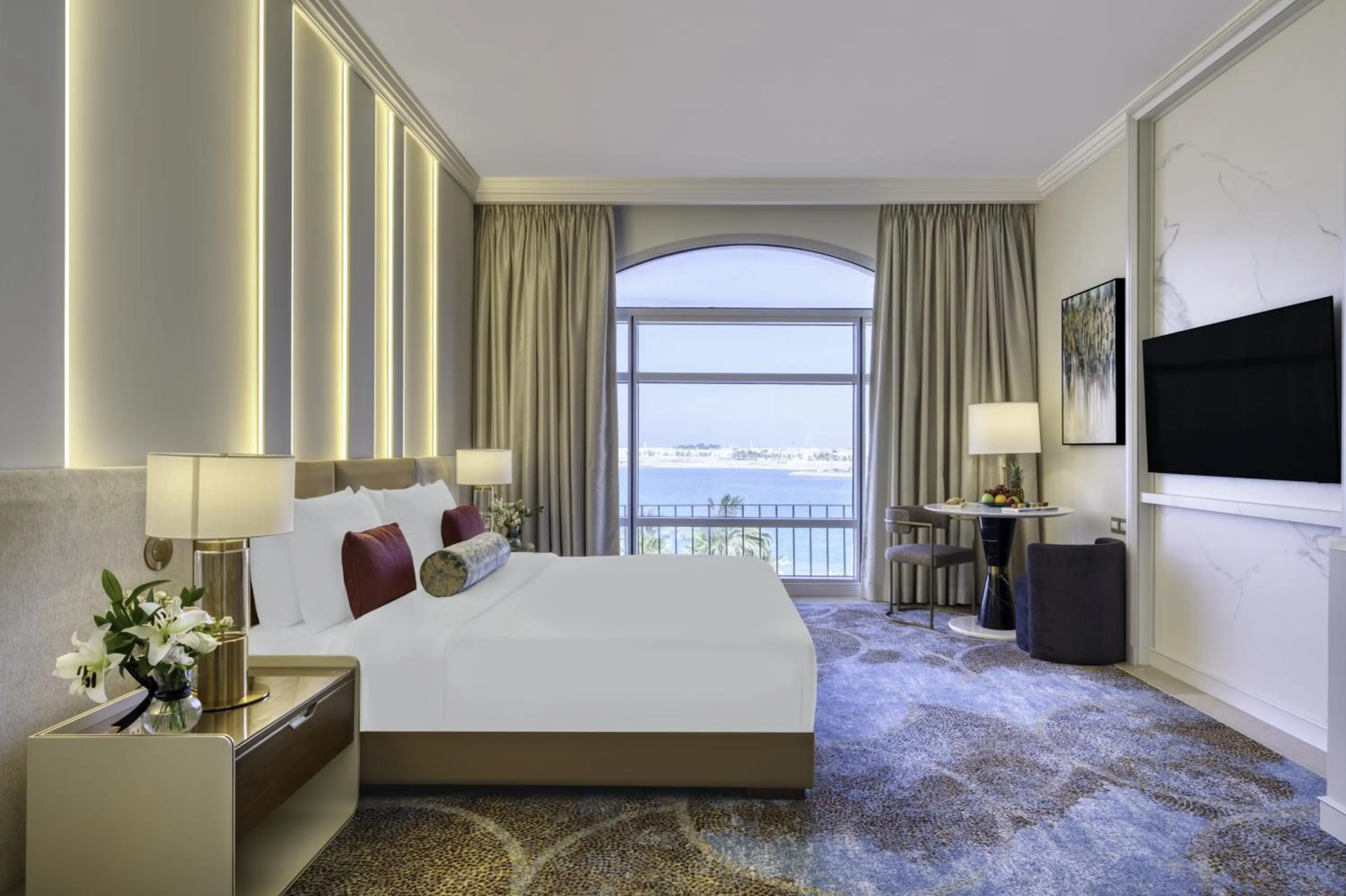 Bed in Kempinski Hotel & Resort Sariya Yanbu Red Sea