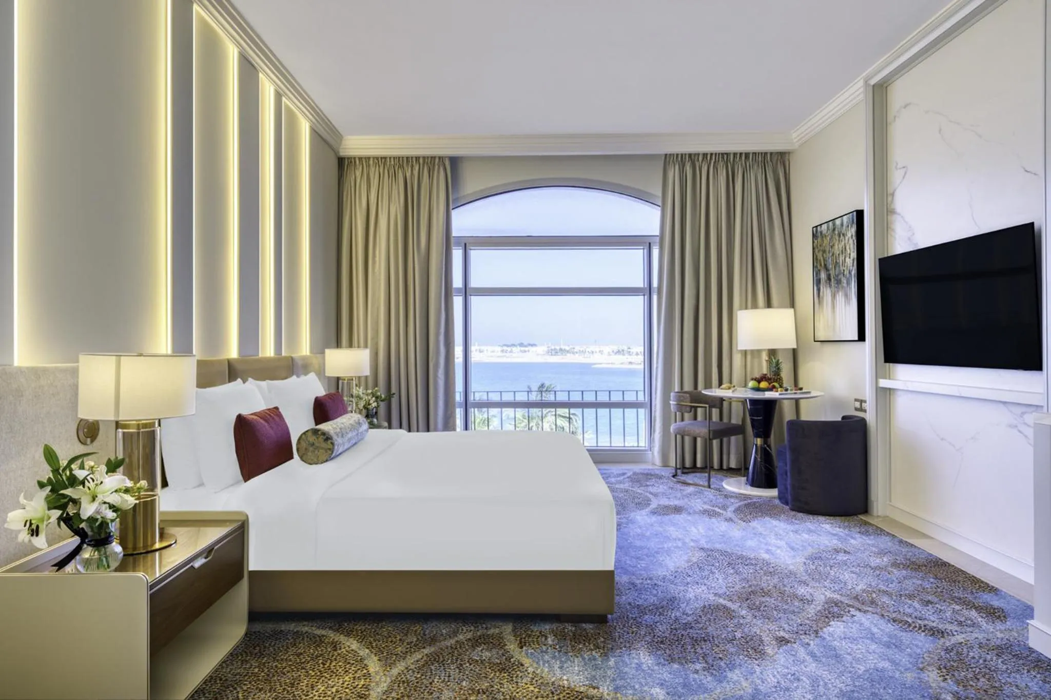 Bed in Kempinski Hotel & Resort Sariya Yanbu Red Sea