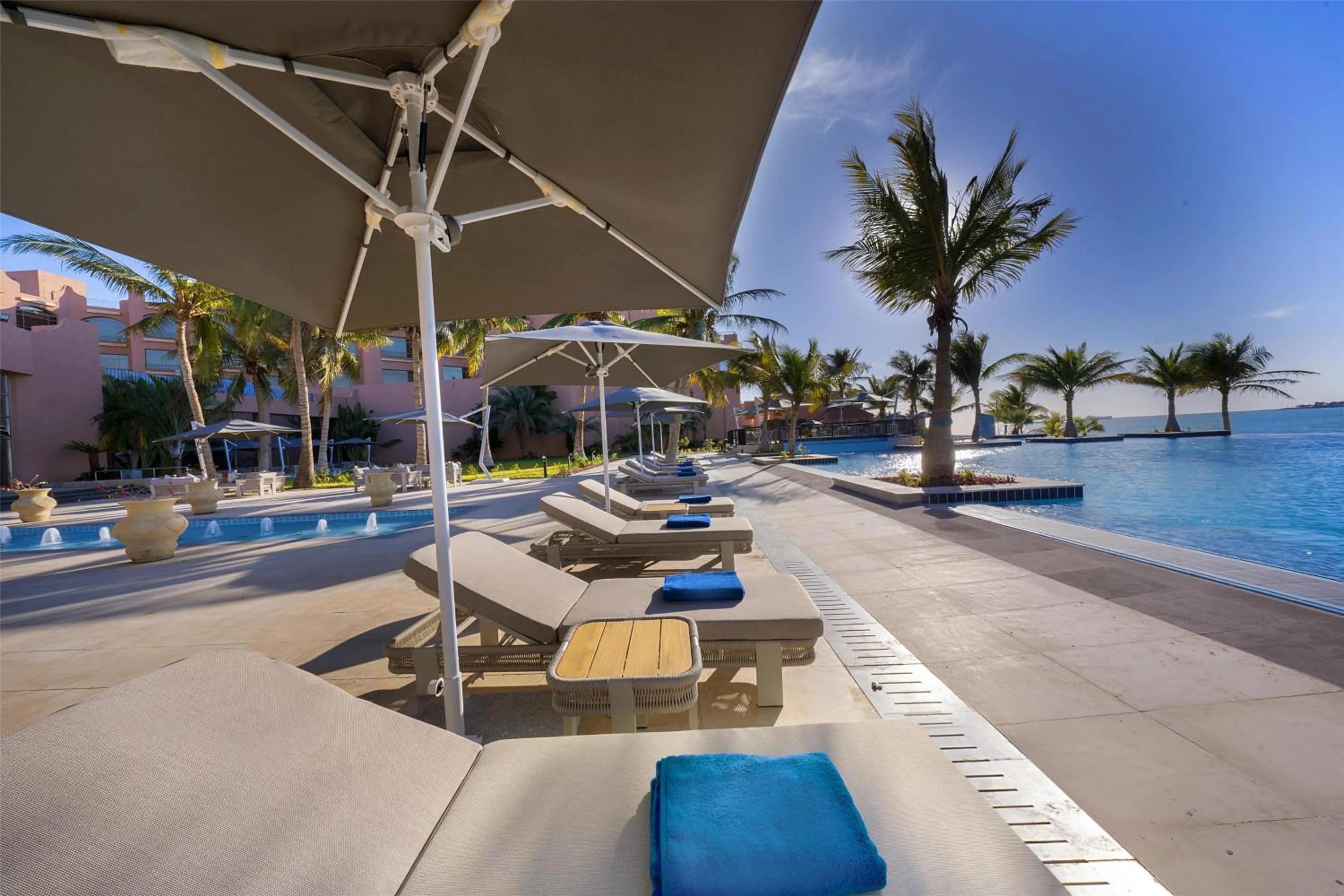 Pool view in Kempinski Hotel & Resort Sariya Yanbu Red Sea