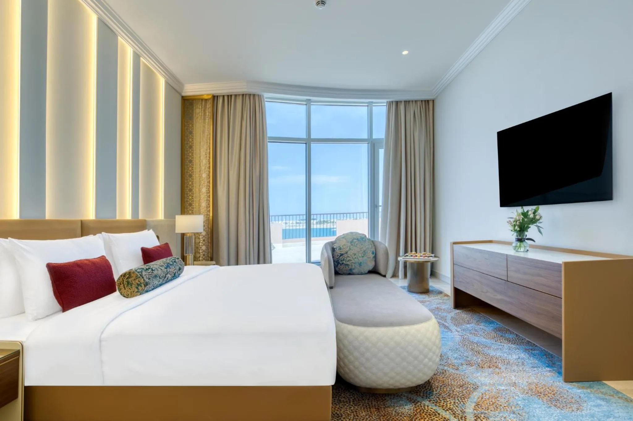 Bed in Kempinski Hotel & Resort Sariya Yanbu Red Sea