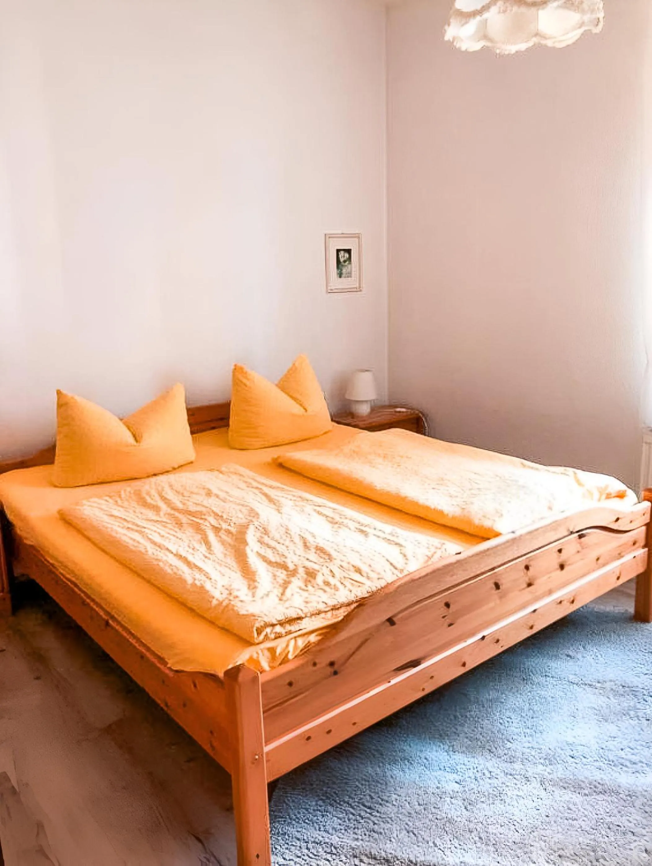 Bed in Hotel Carlsruh