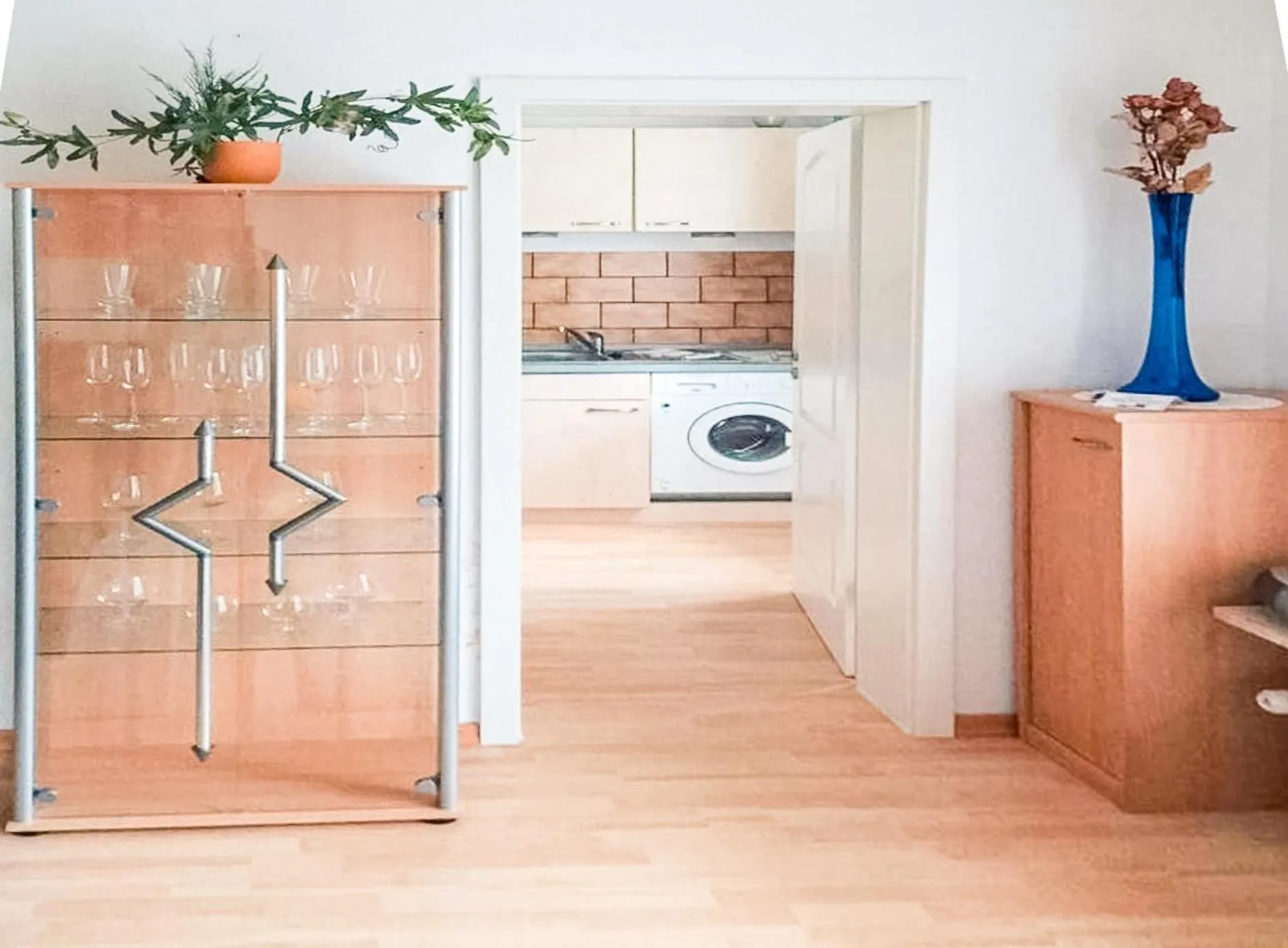 Kitchen or kitchenette in Hotel Carlsruh