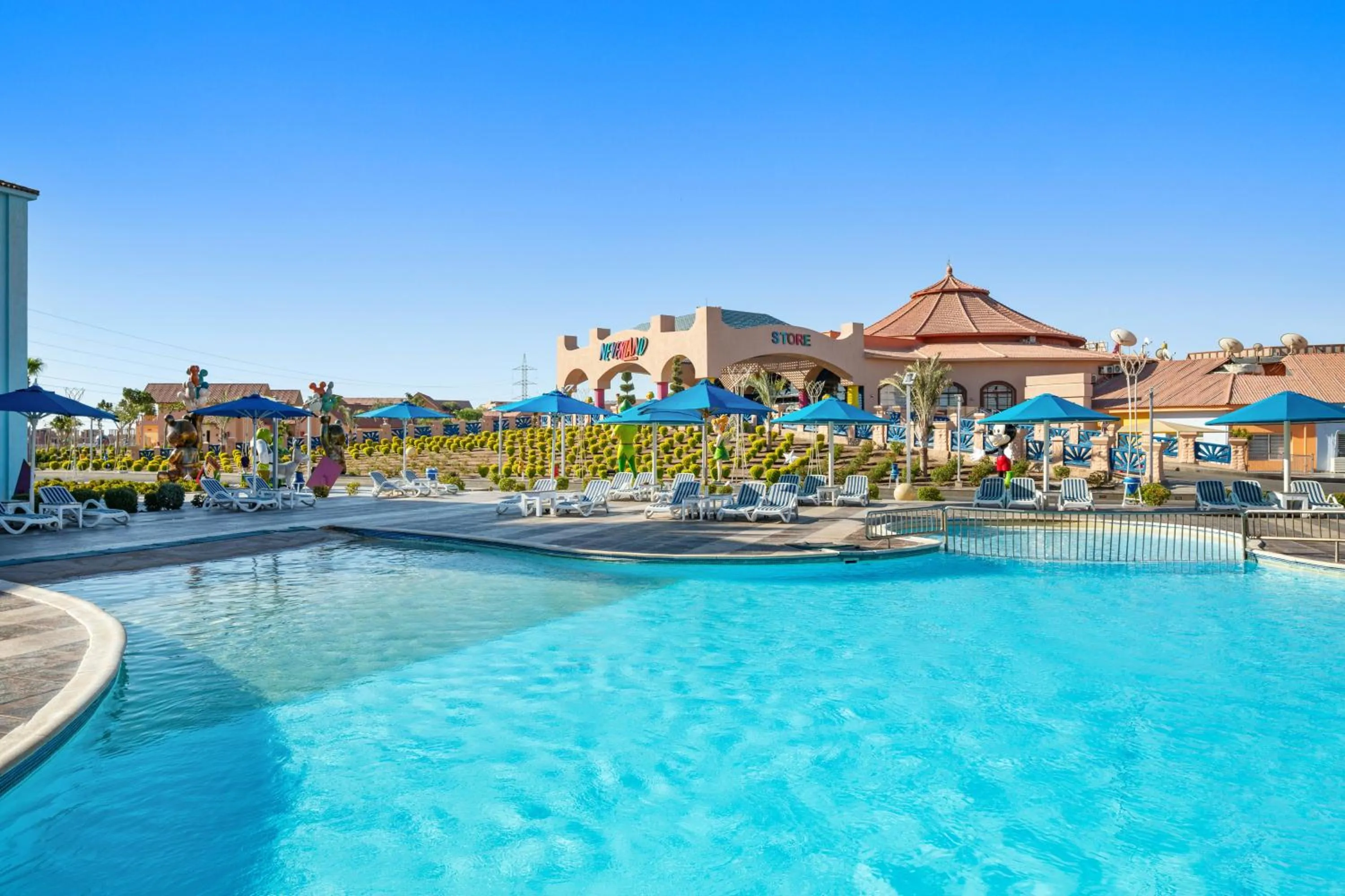 Swimming pool in Pickalbatros Alf Leila Wa Leila Resort - Neverland Hurghada