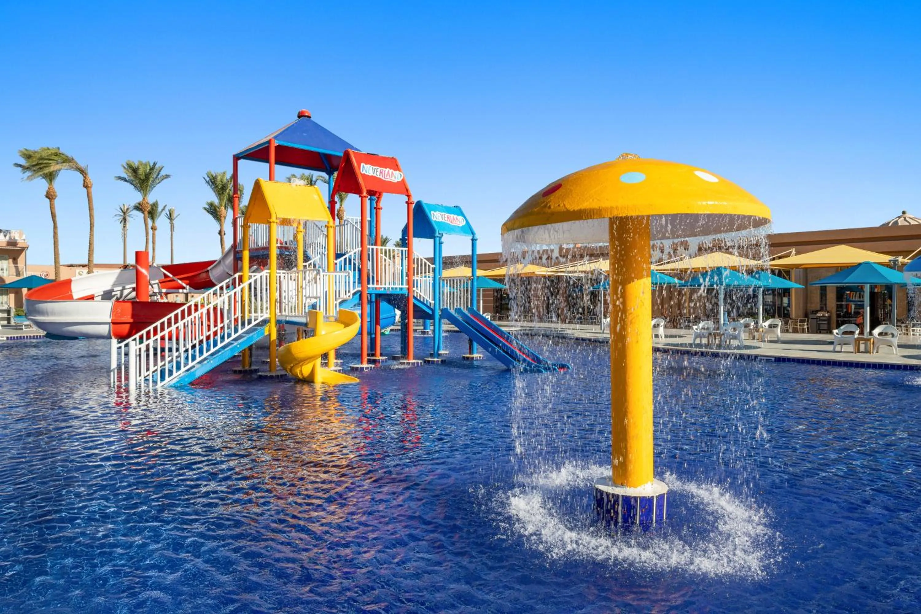Aqua park in Pickalbatros Alf Leila Wa Leila Resort - Neverland Hurghada