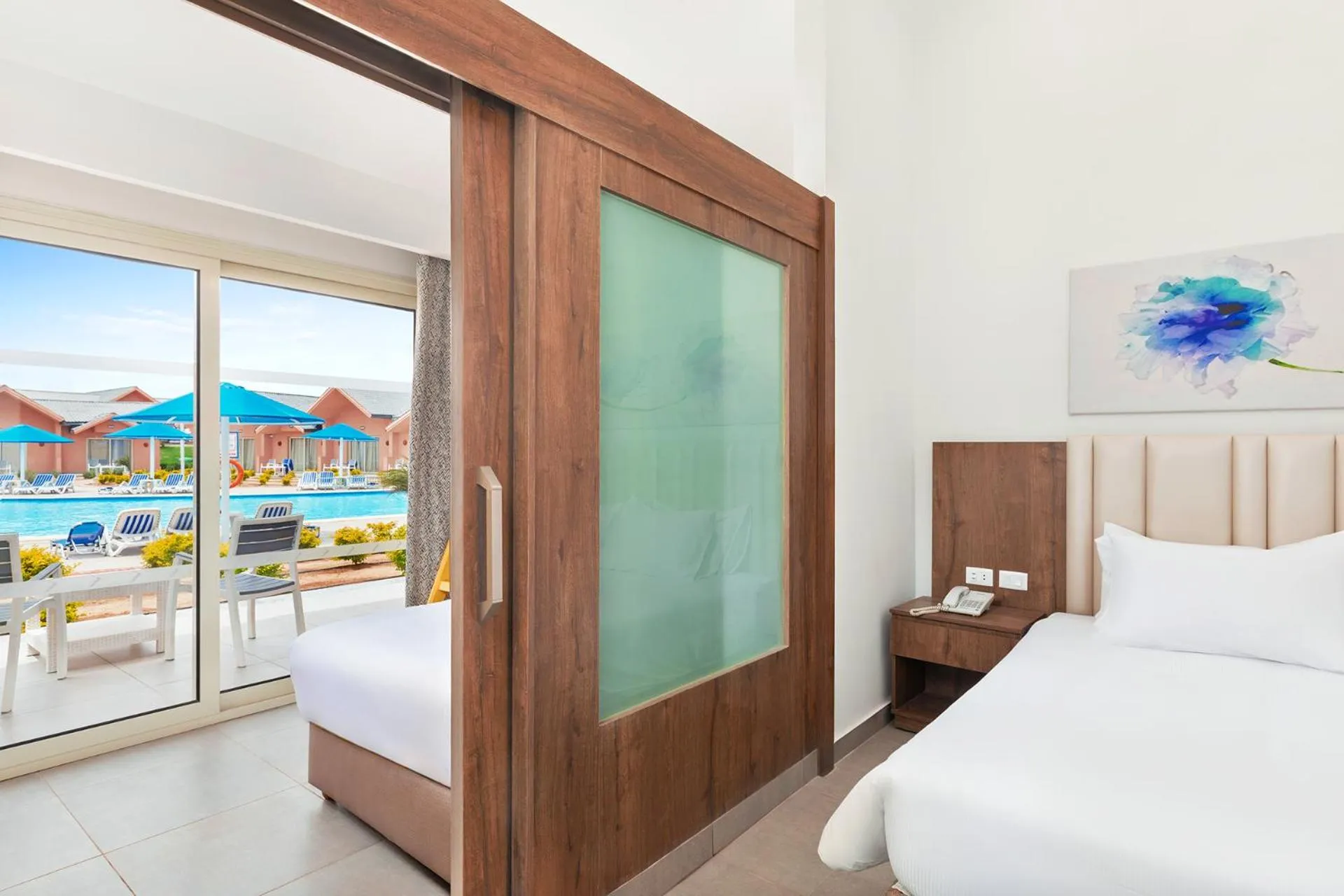 Bedroom, Bed in Pickalbatros Alf Leila Wa Leila Resort - Neverland Hurghada