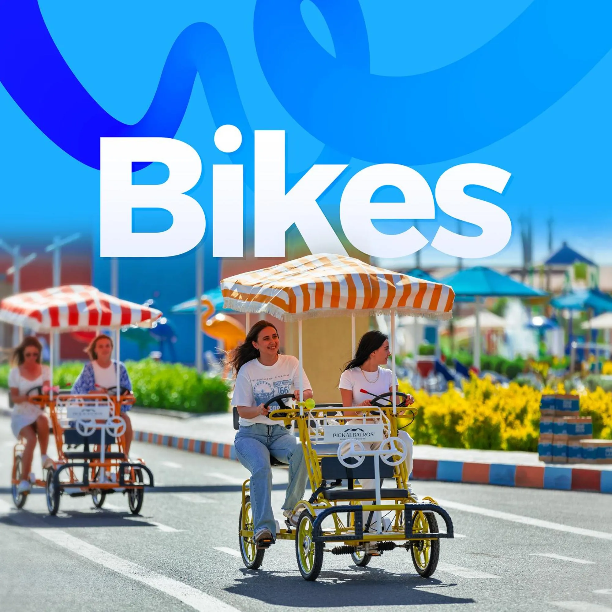 Cycling in Pickalbatros Alf Leila Wa Leila Resort - Neverland Hurghada