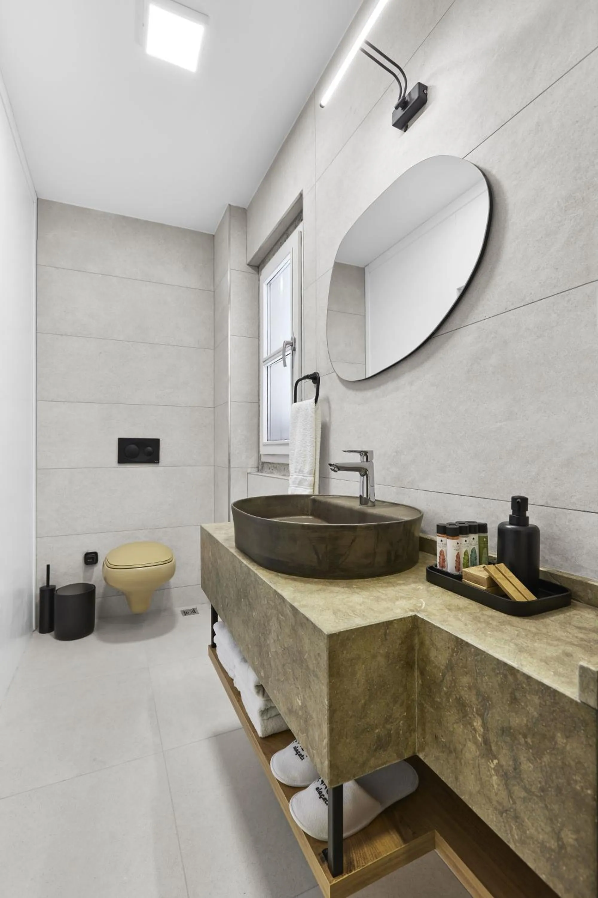 Toilet in Panda Alacati Hotel