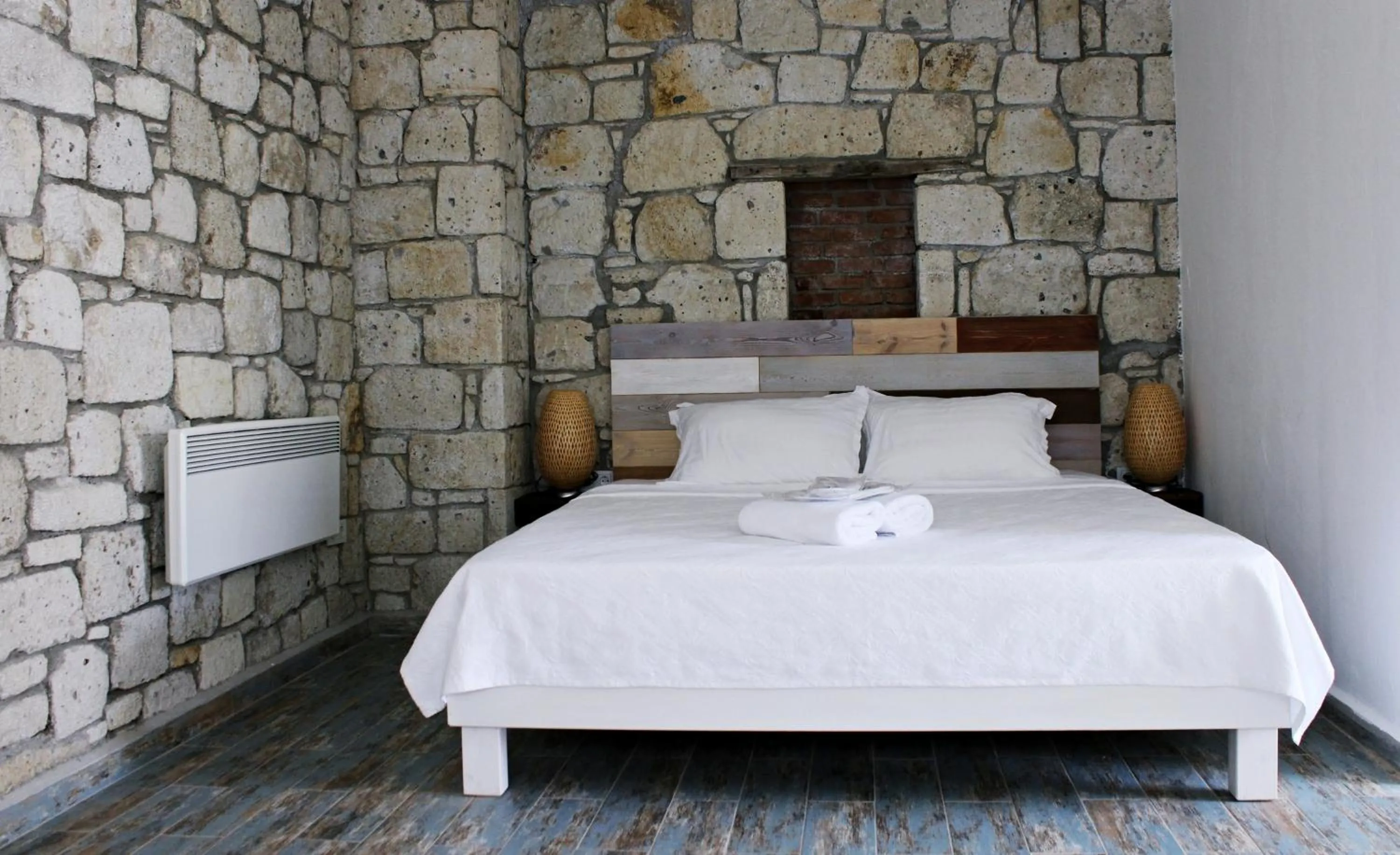 Bed in Panda Alacati Hotel