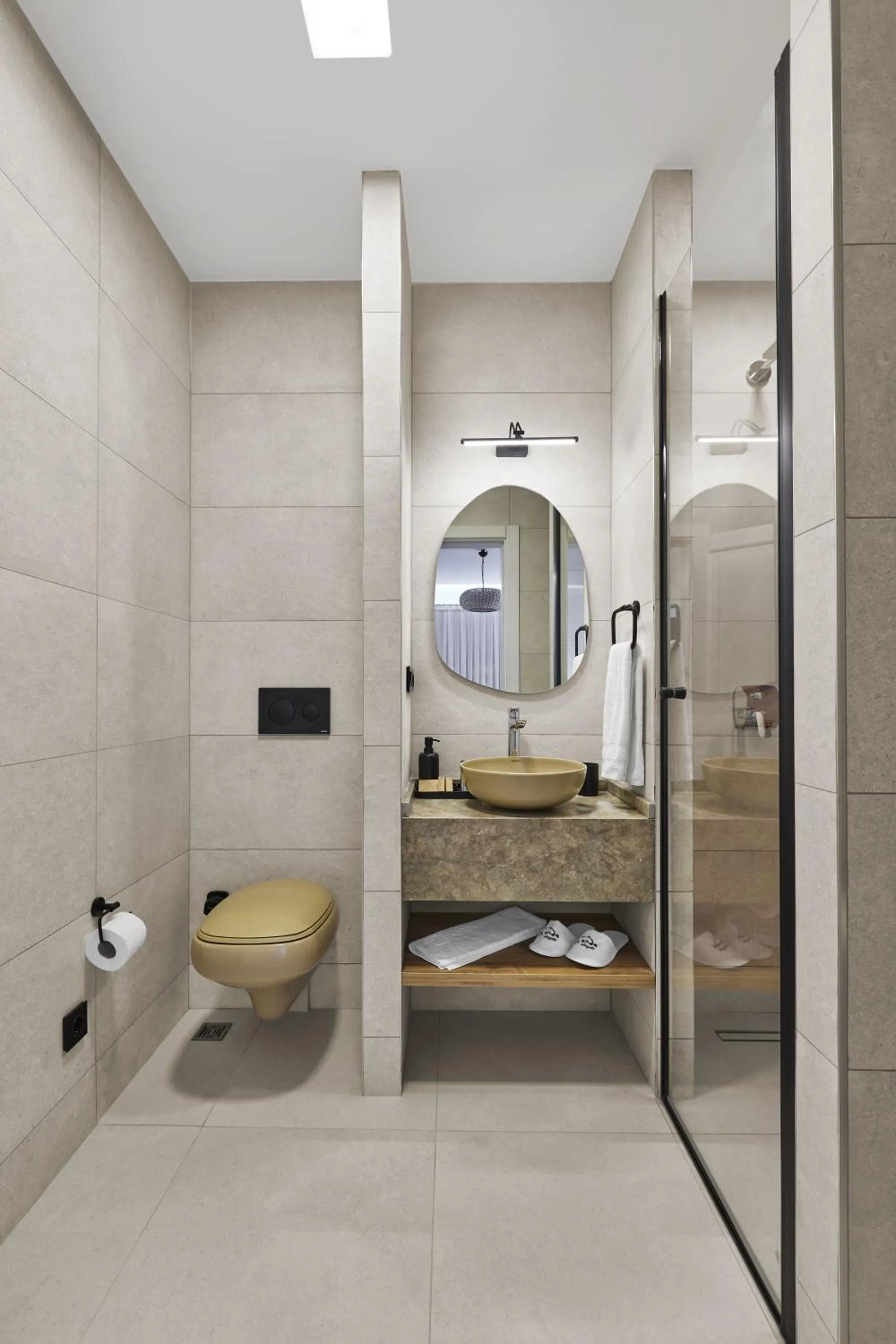 Toilet in Panda Alacati Hotel