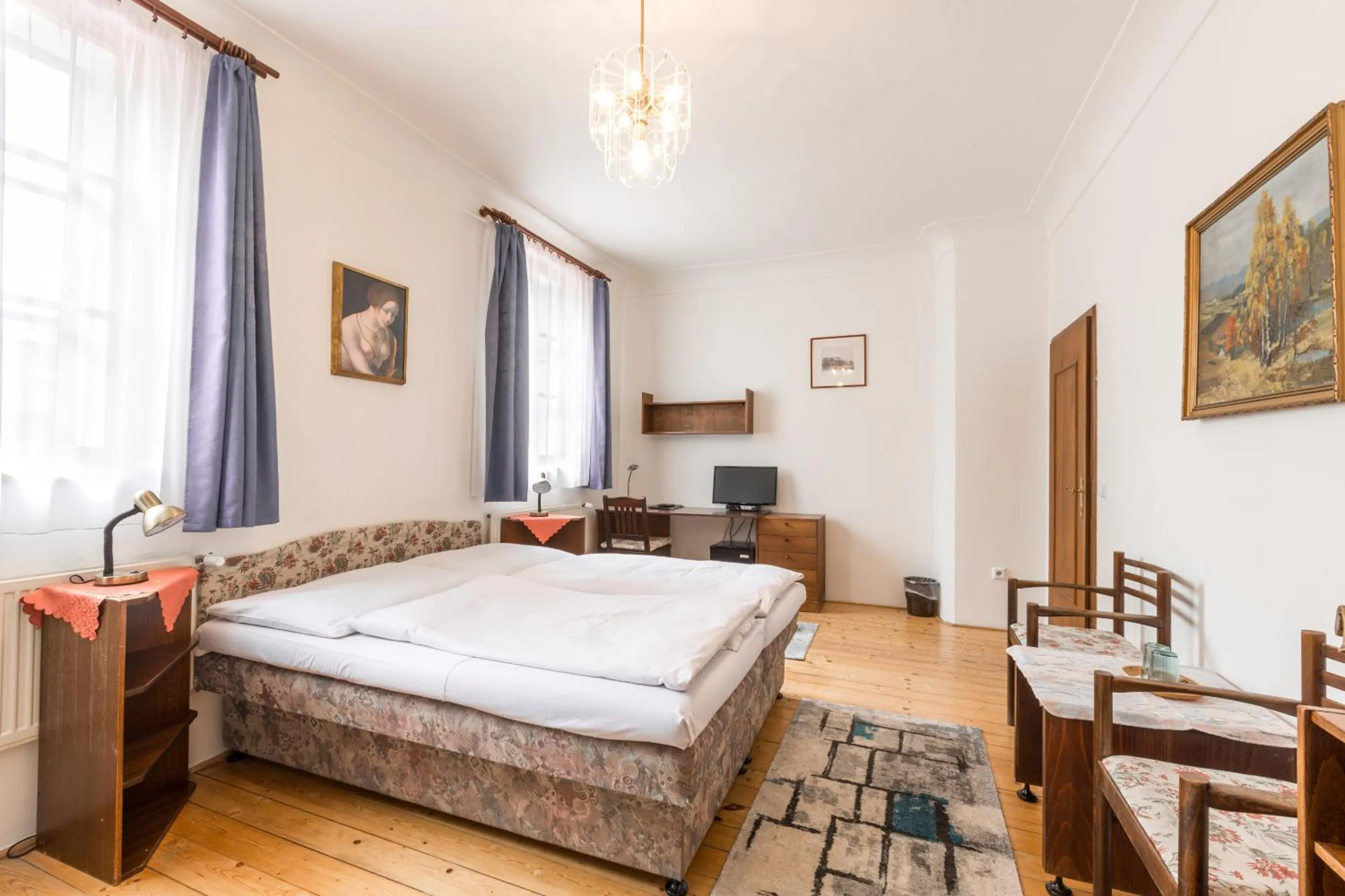 Bedroom, Bed in Pension Dientzenhofer