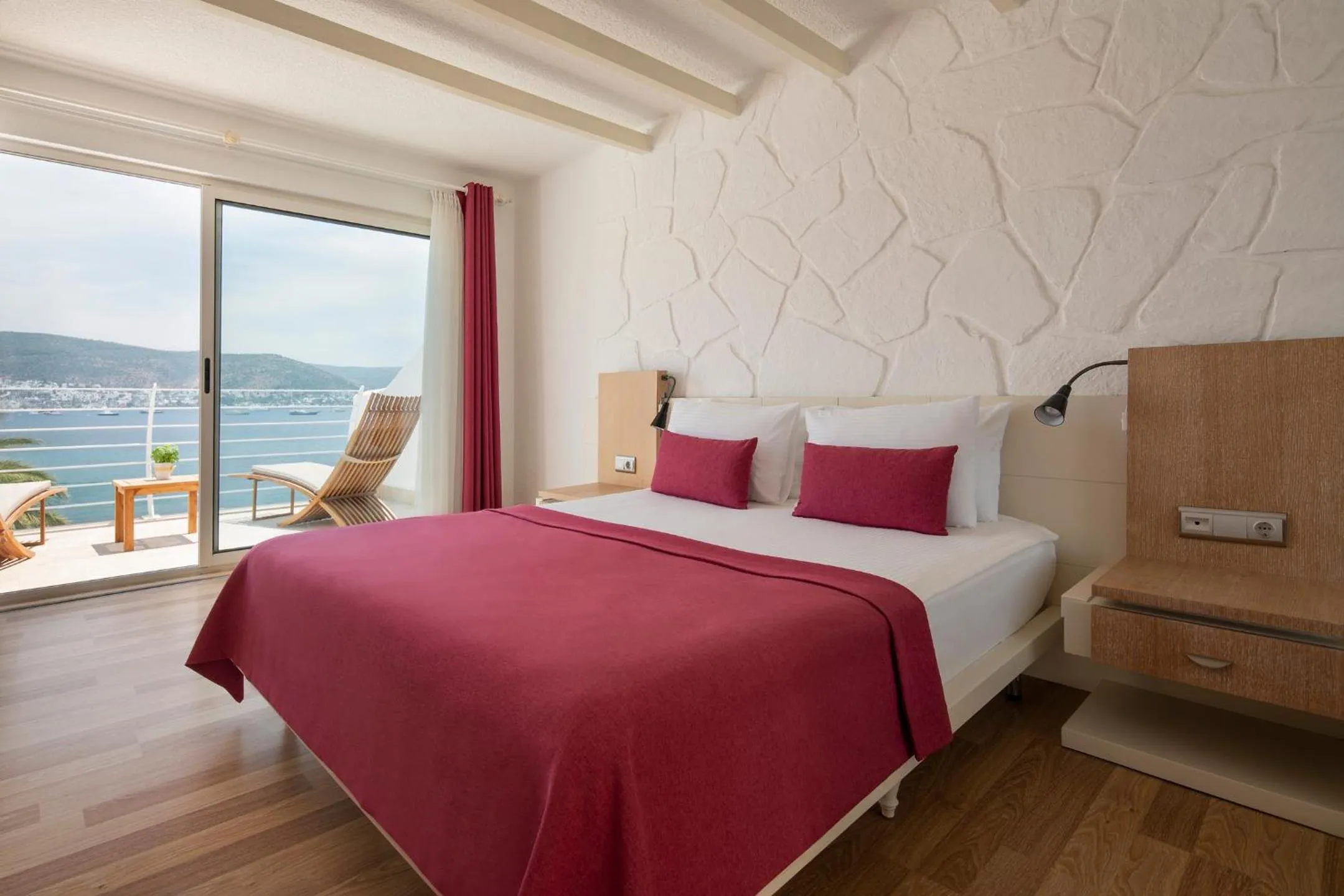 Bed in Prive Hotel Bodrum - Adult Only