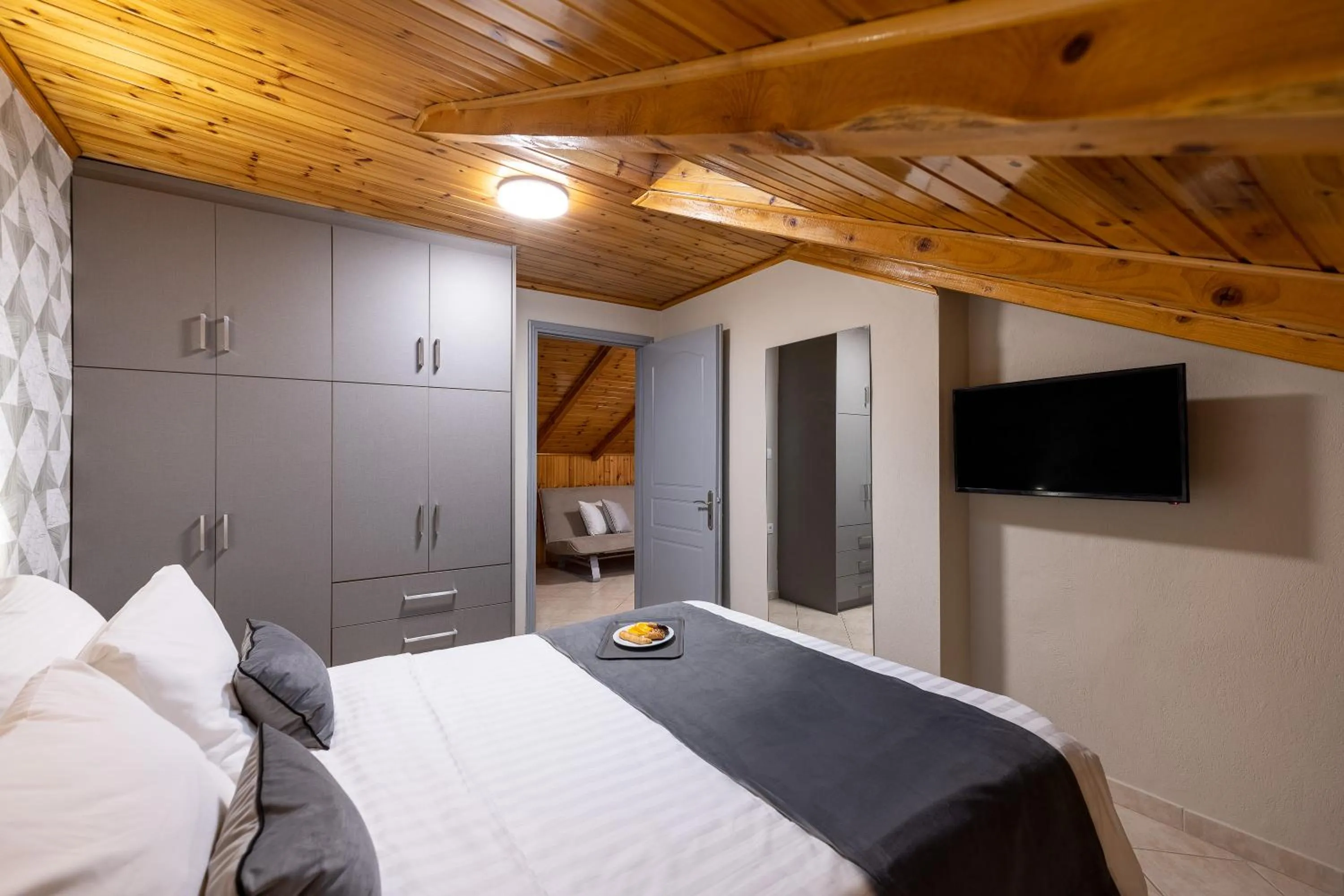 Bed in Nantin Hotel Ioannina