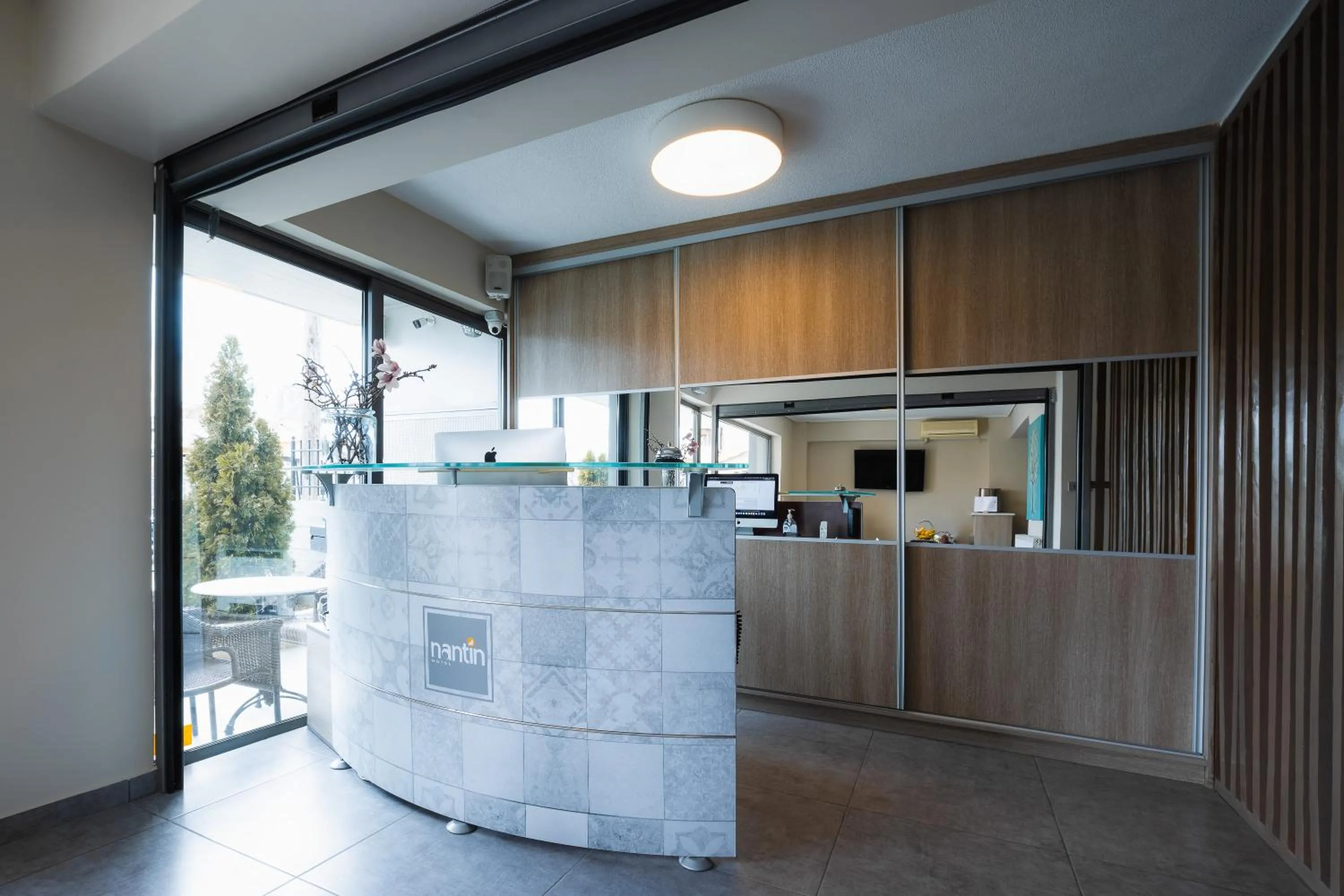 Lobby or reception in Nantin Hotel Ioannina