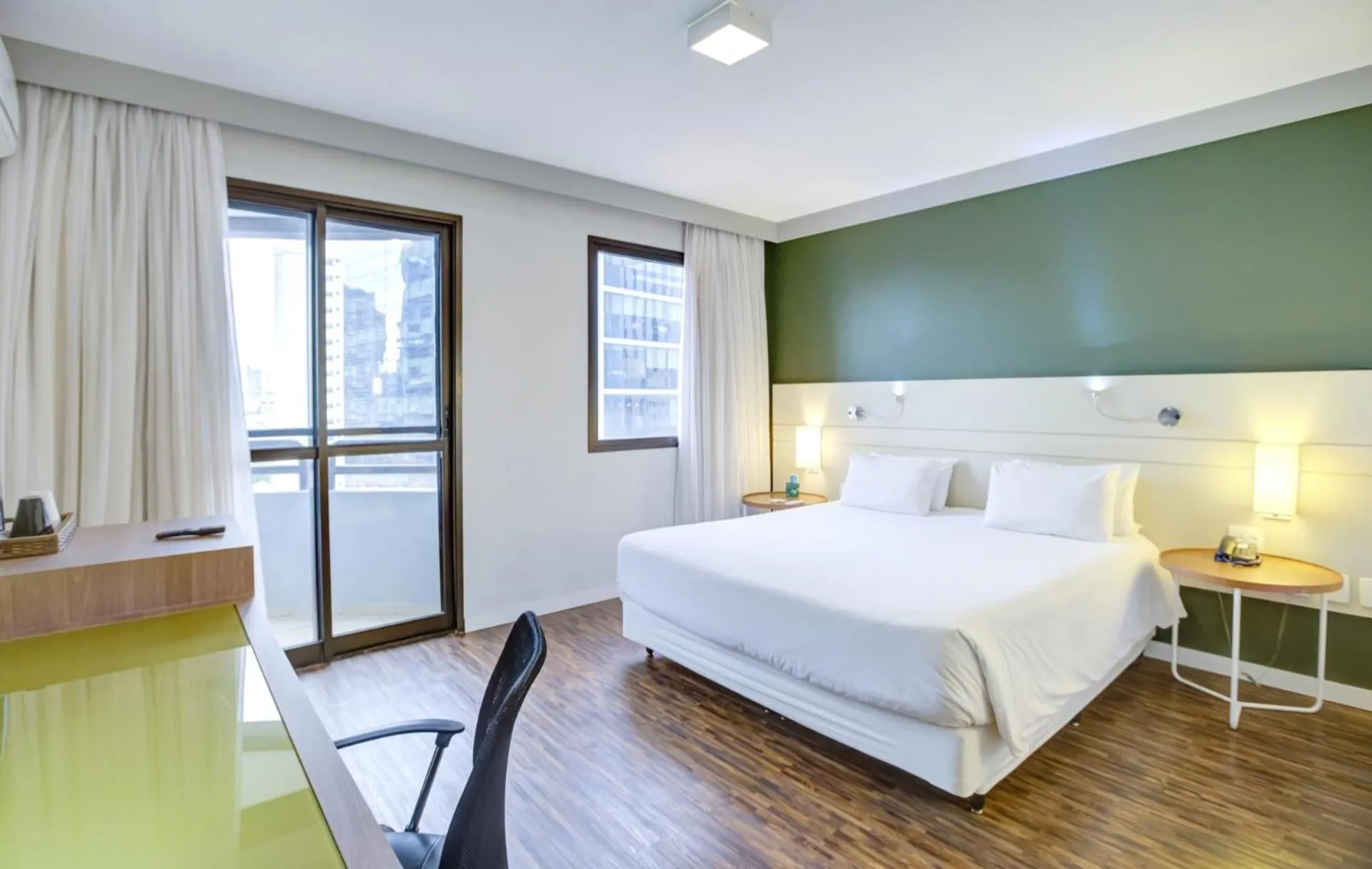 Bedroom, Bed in Quality Faria Lima