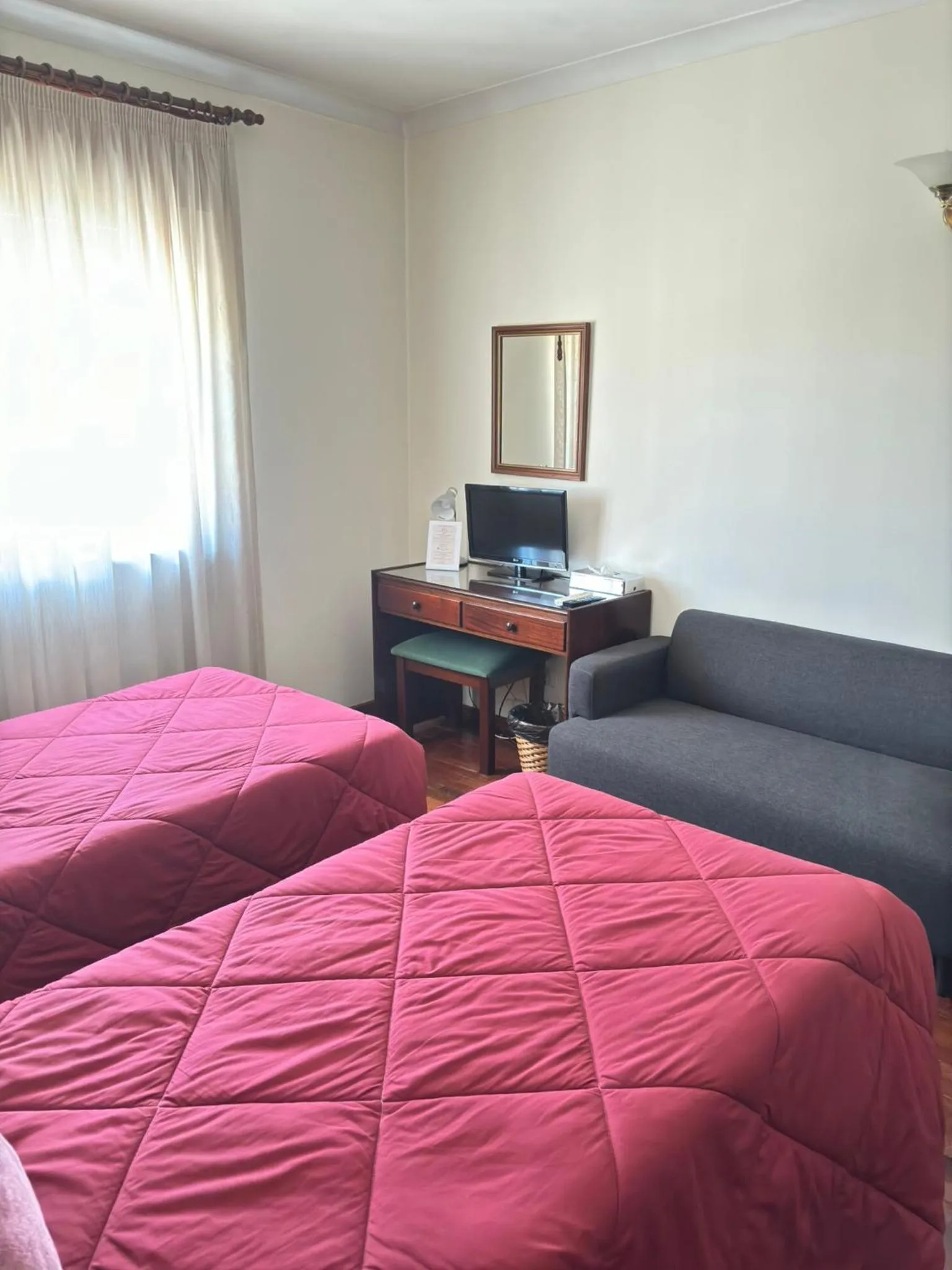 Bed in Hotel Trindade Coelho