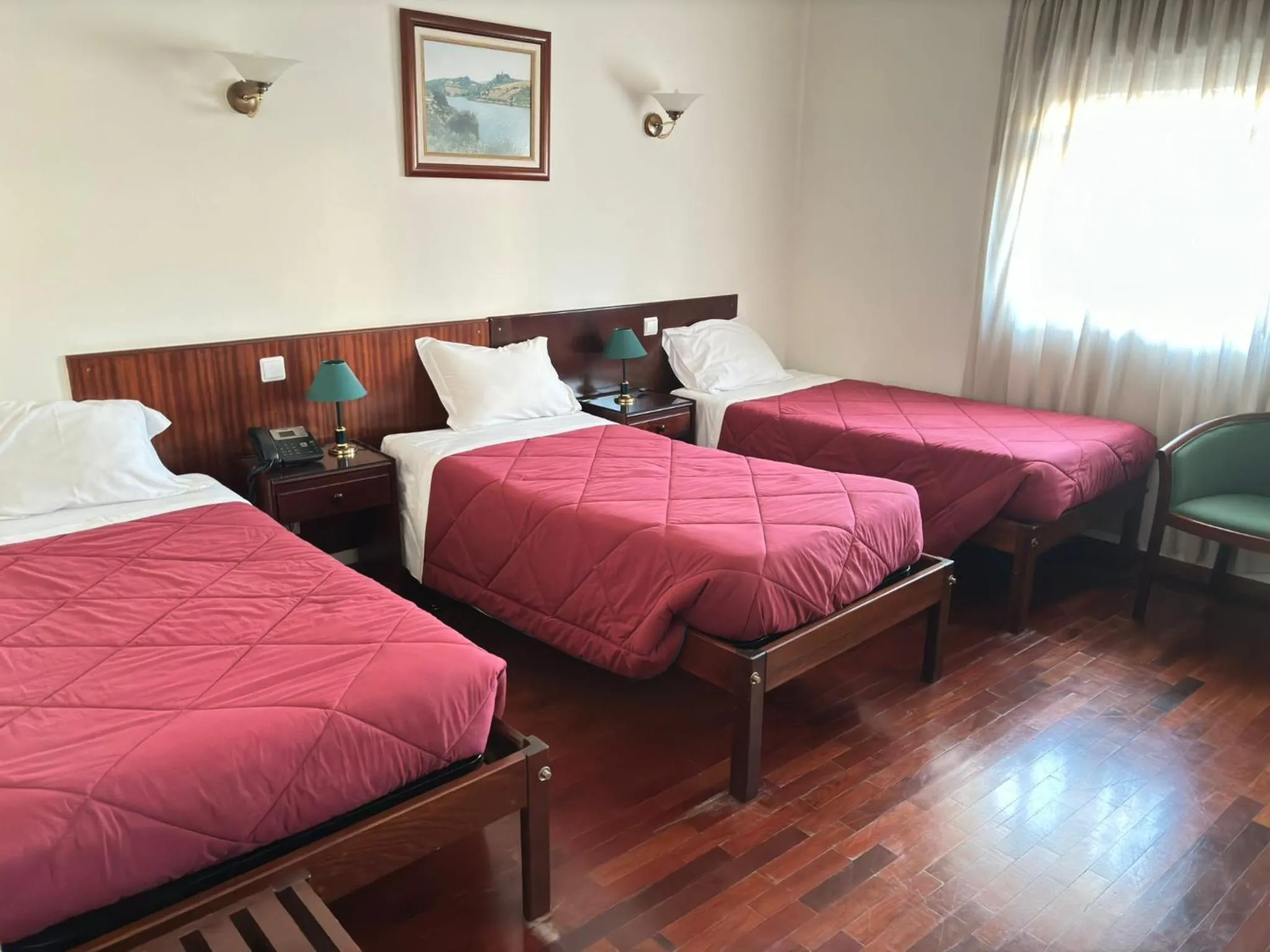 Bed in Hotel Trindade Coelho