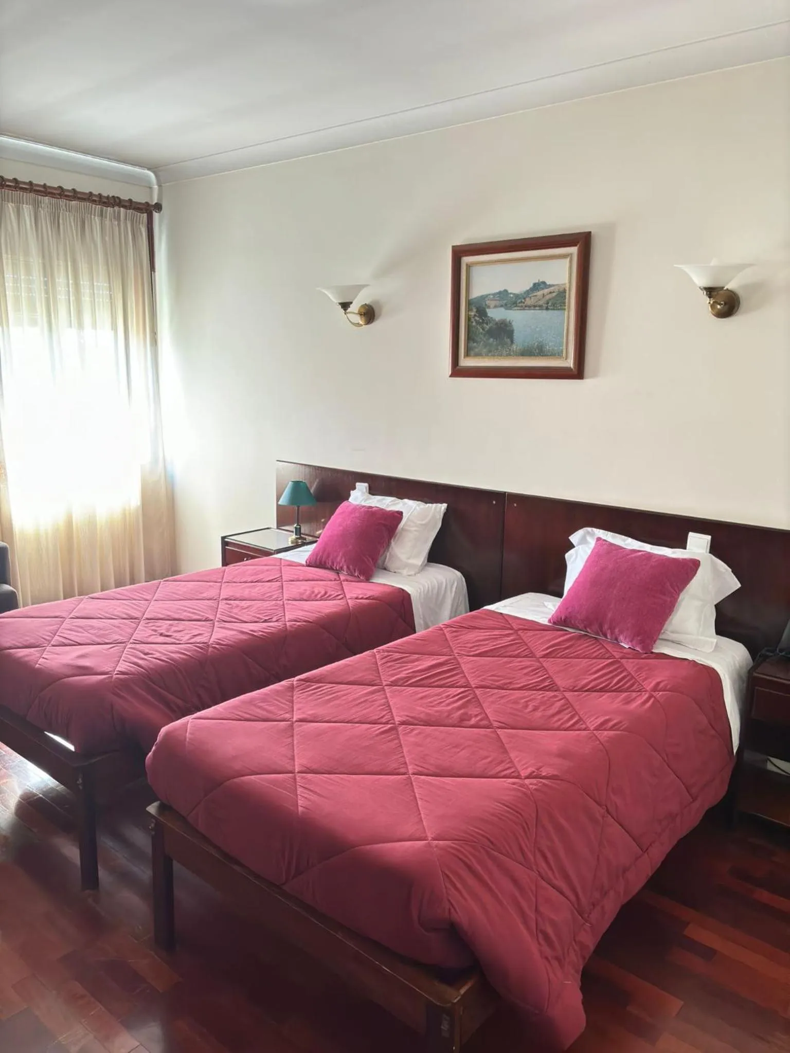 Bed in Hotel Trindade Coelho