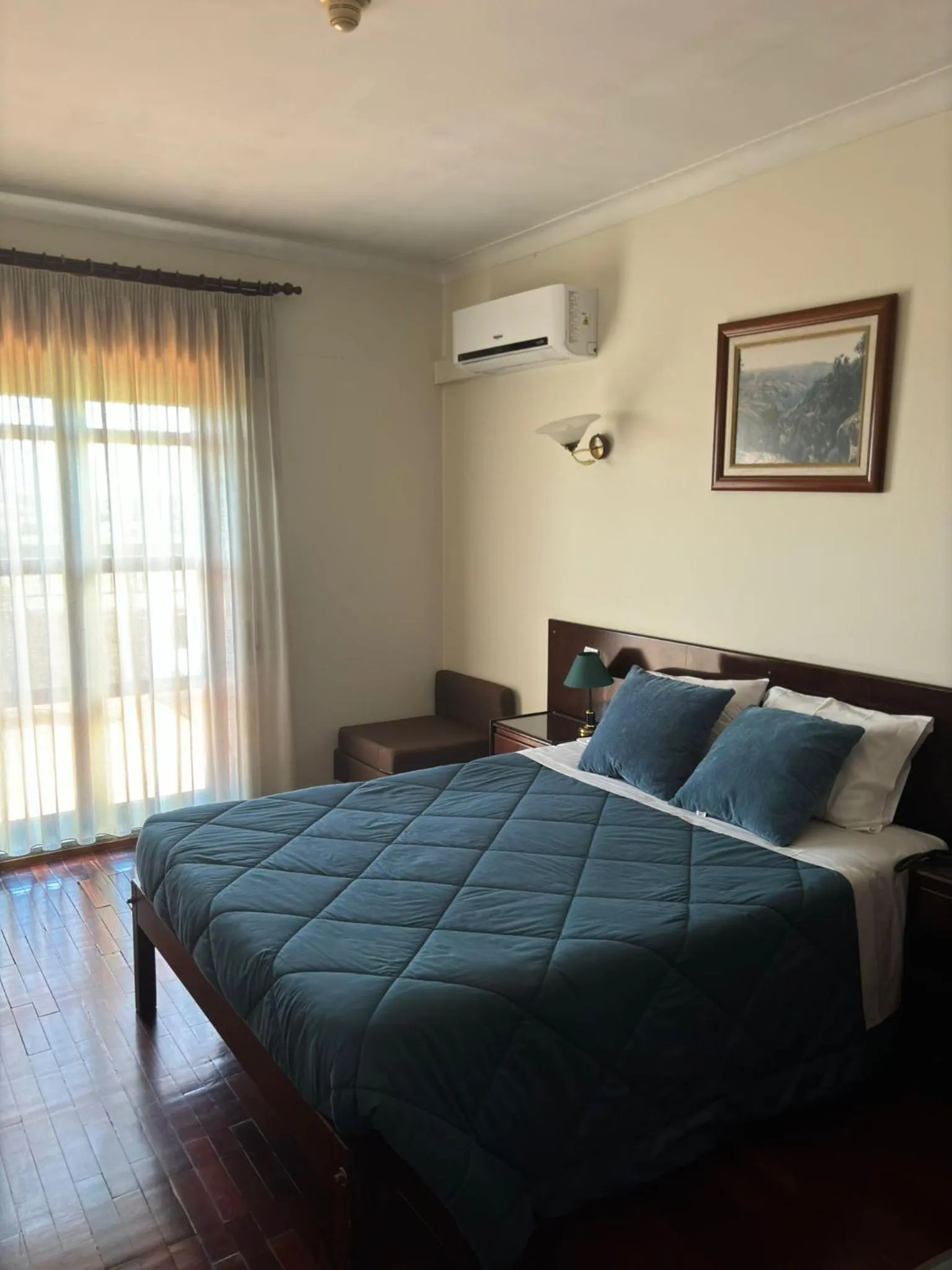 Bed in Hotel Trindade Coelho