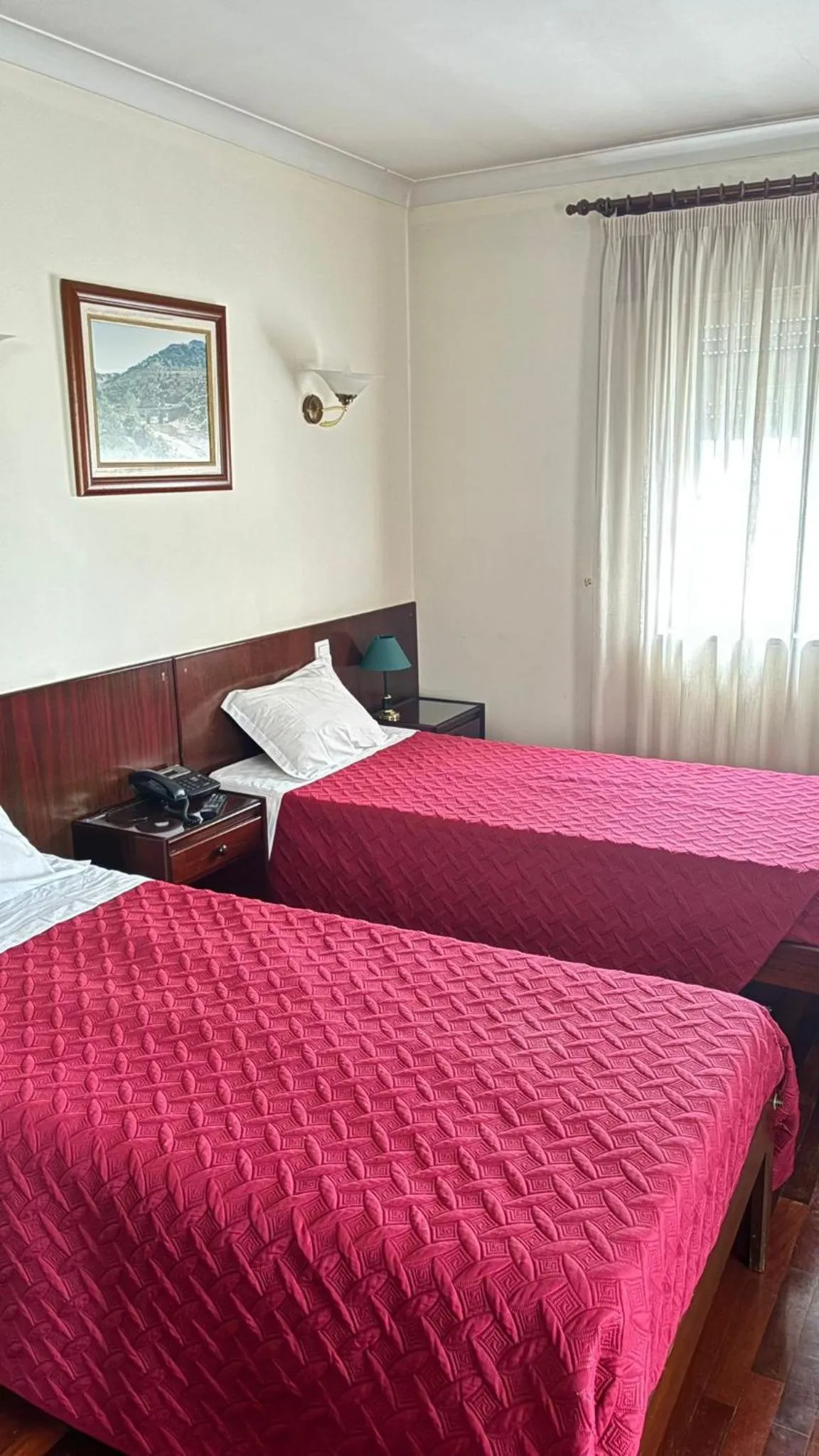 Bed in Hotel Trindade Coelho