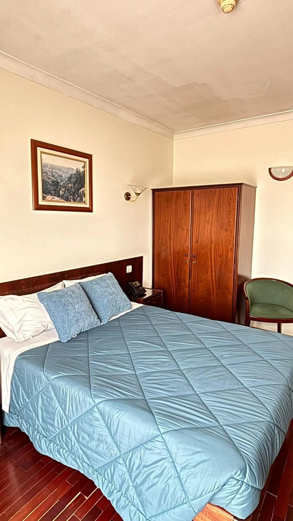 Bed in Hotel Trindade Coelho