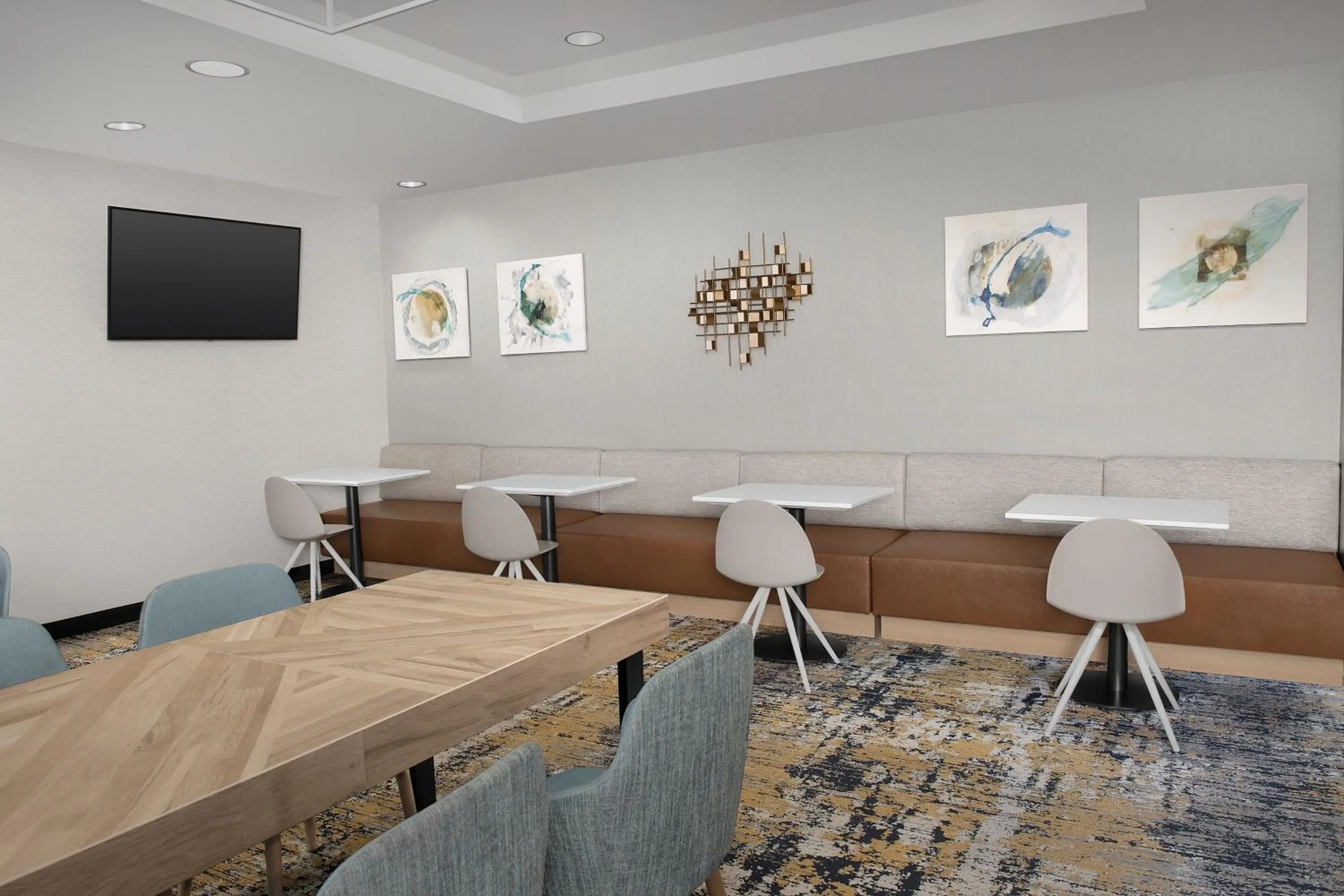 Lobby or reception in TownePlace Suites Sacramento Cal Expo