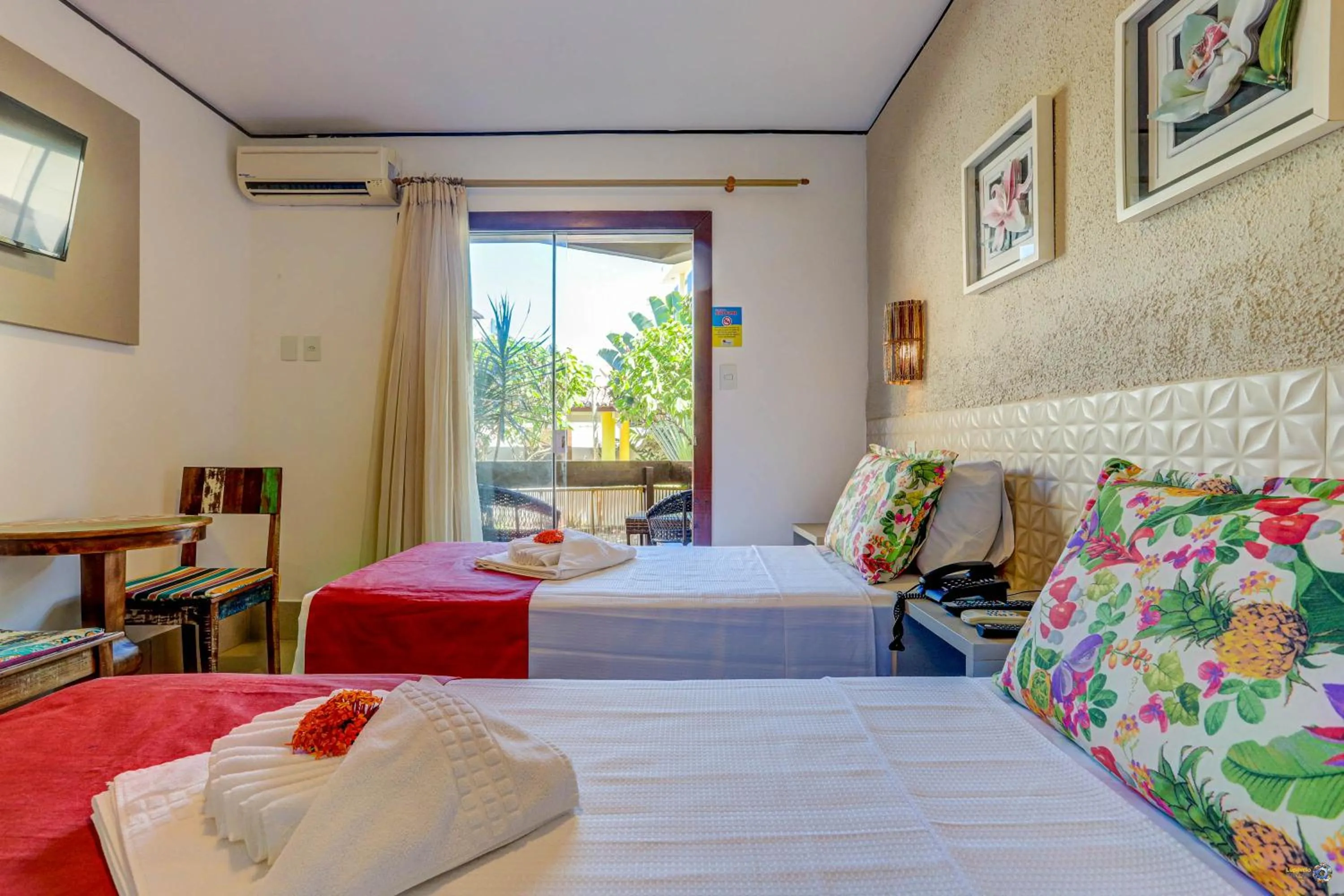 Bed in Pousada Praia Bela