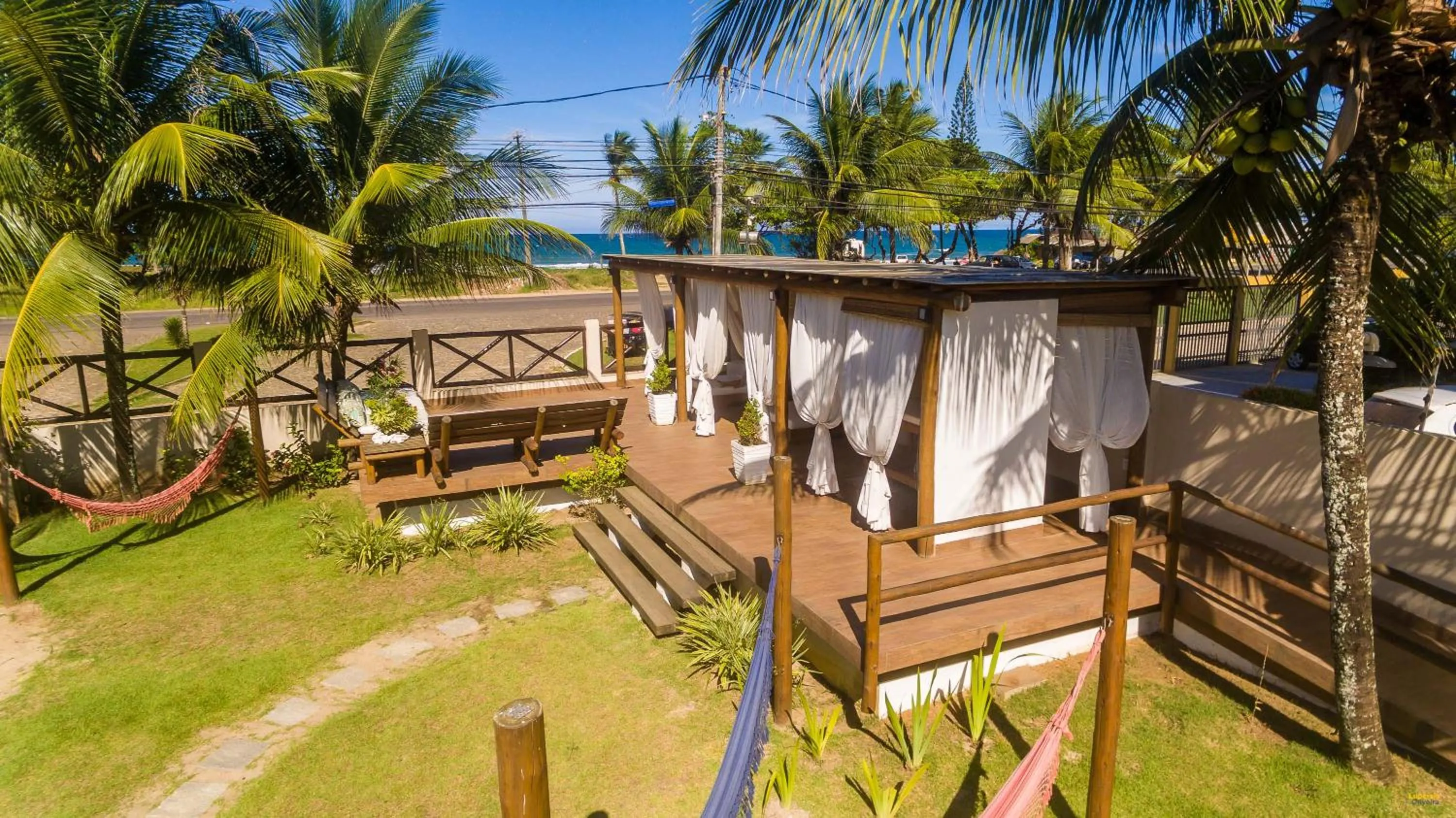 Bird's eye view in Pousada Praia Bela