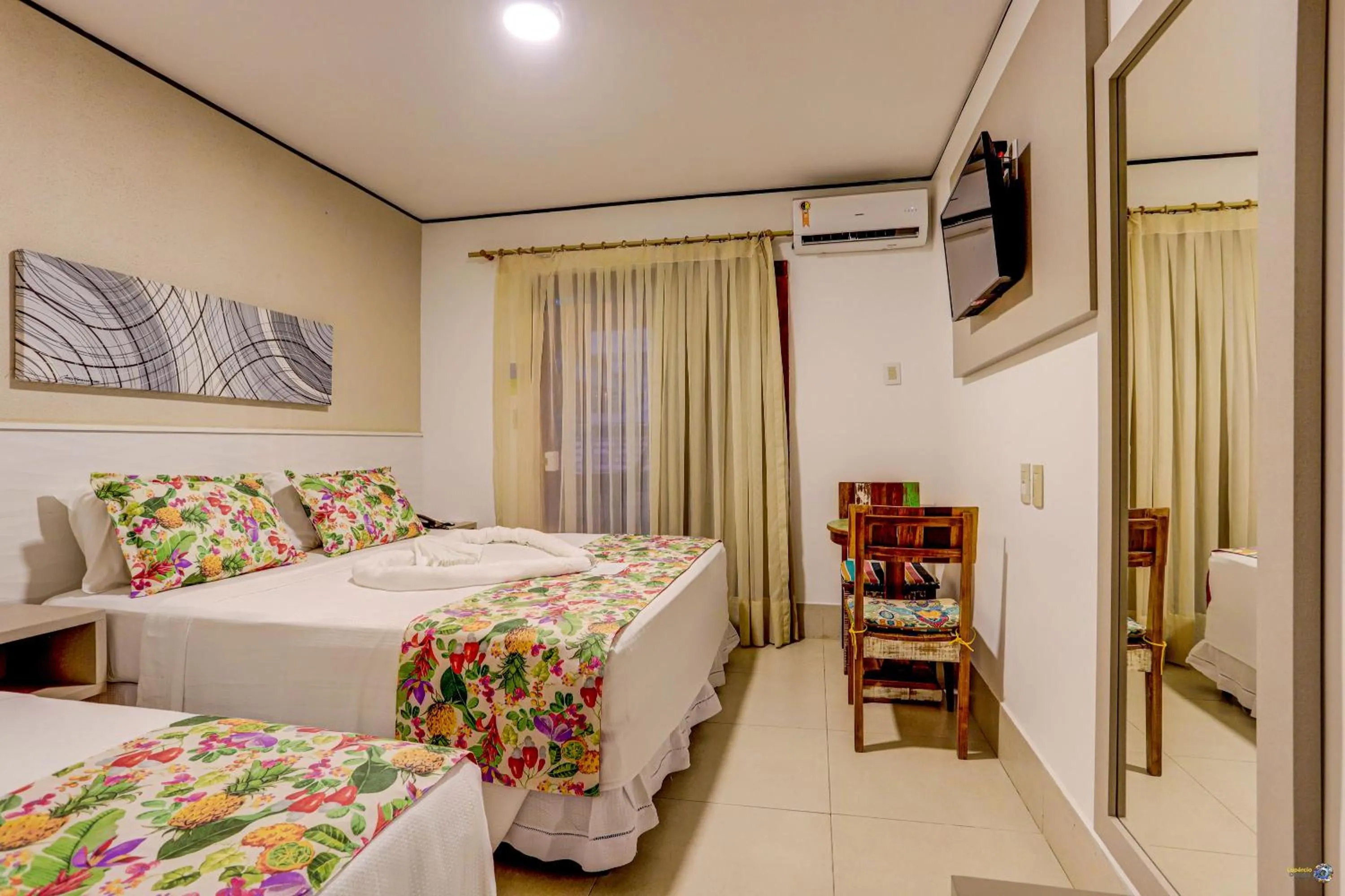 Bedroom, Bed in Pousada Praia Bela