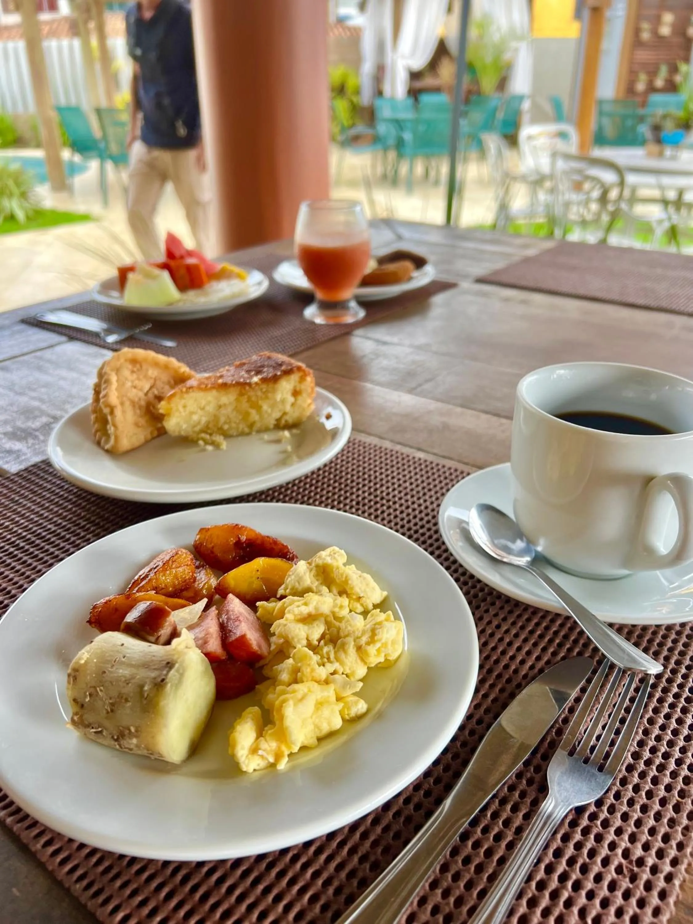Breakfast in Pousada Praia Bela