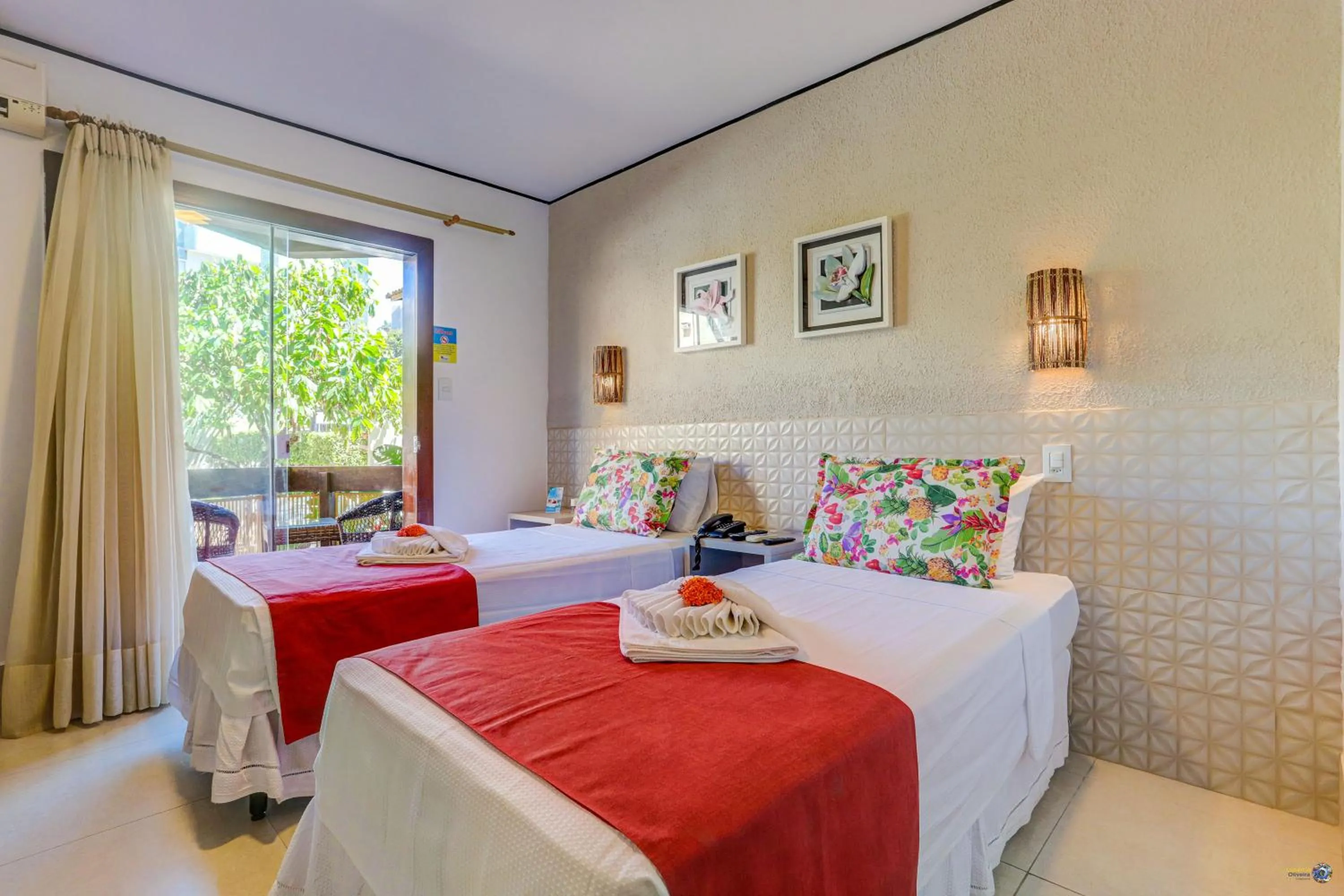 Bed in Pousada Praia Bela