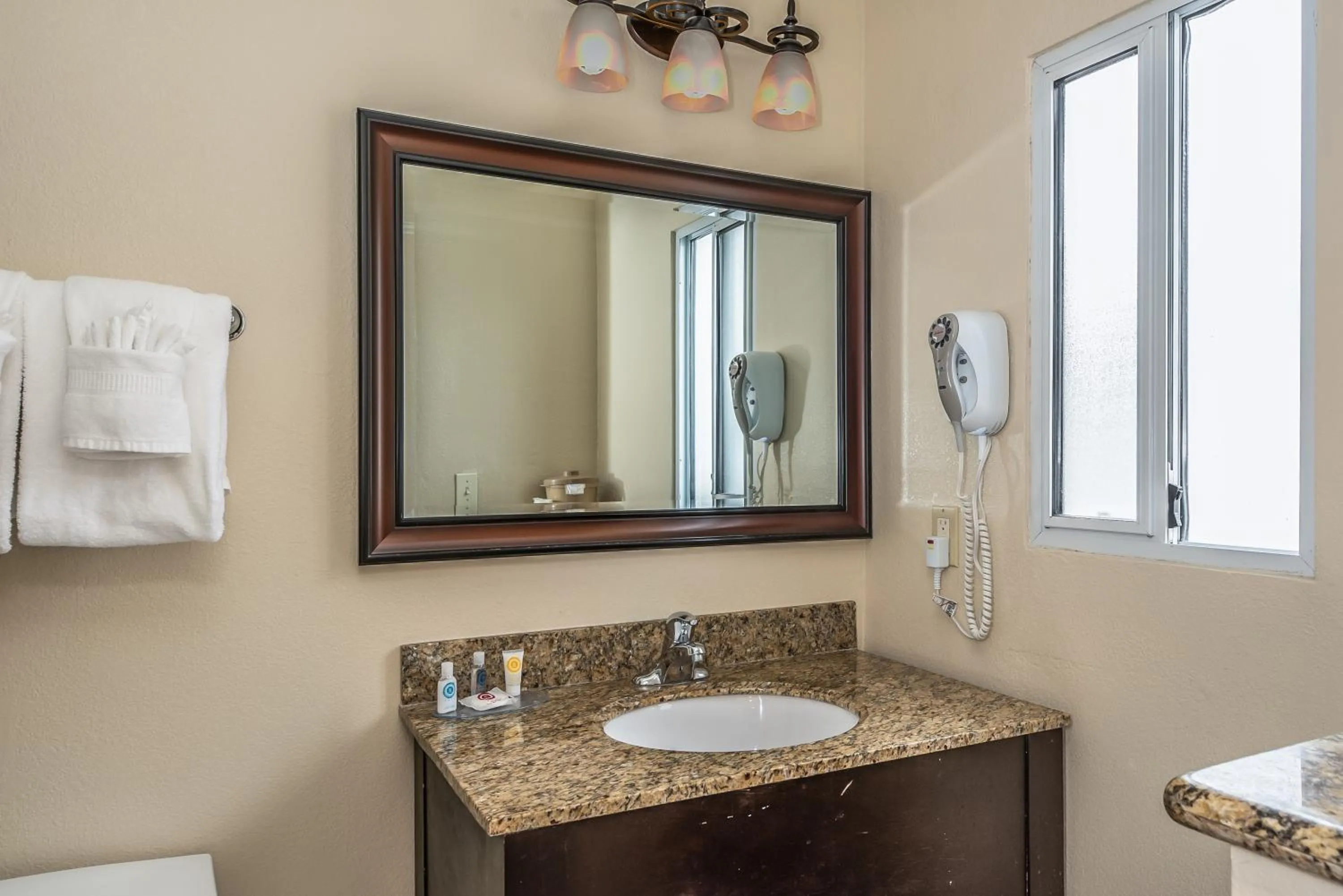 Bathroom in Blu Pacific Hotel