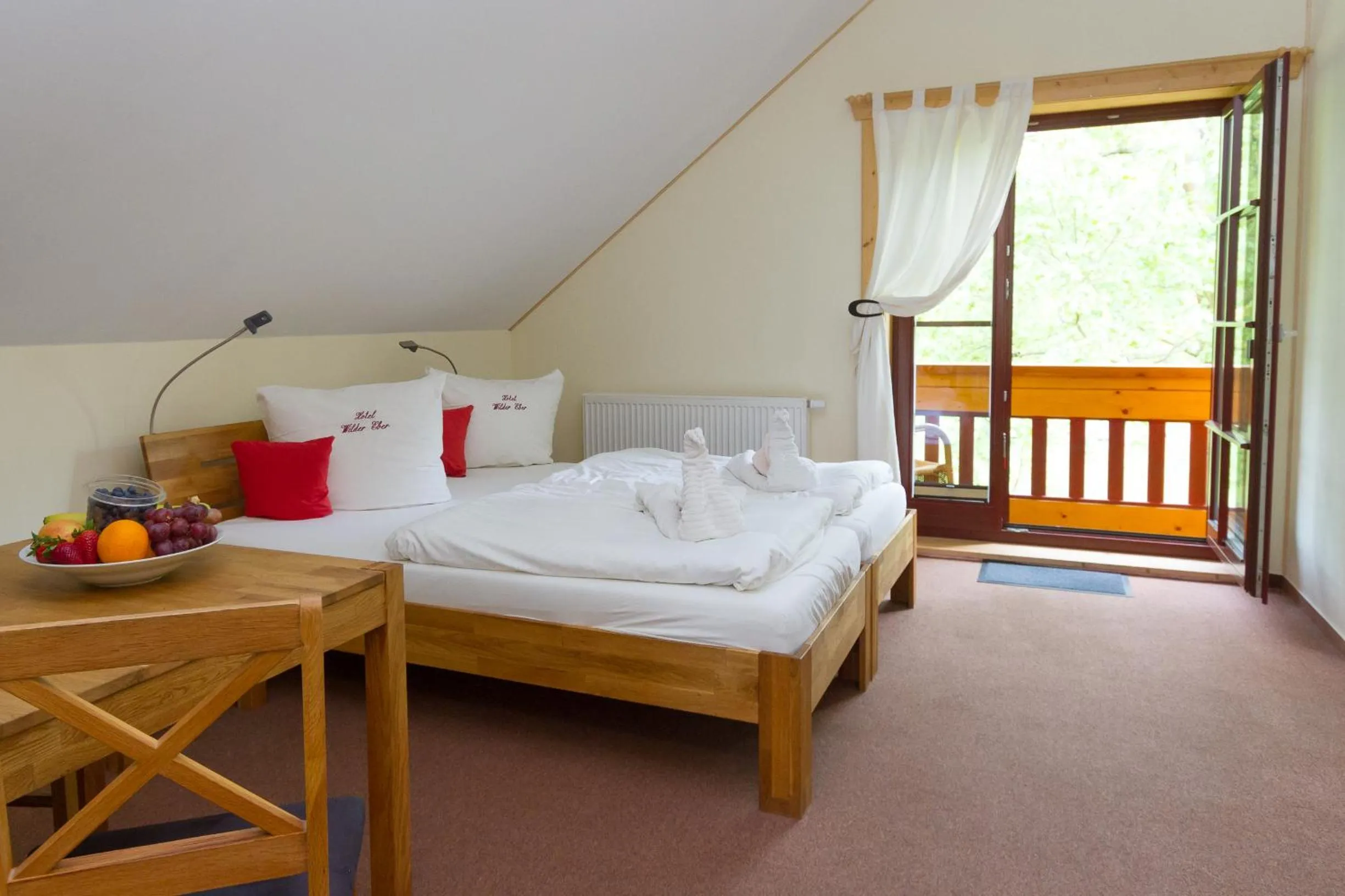 Bed in Hotel & Restaurant Wilder Eber