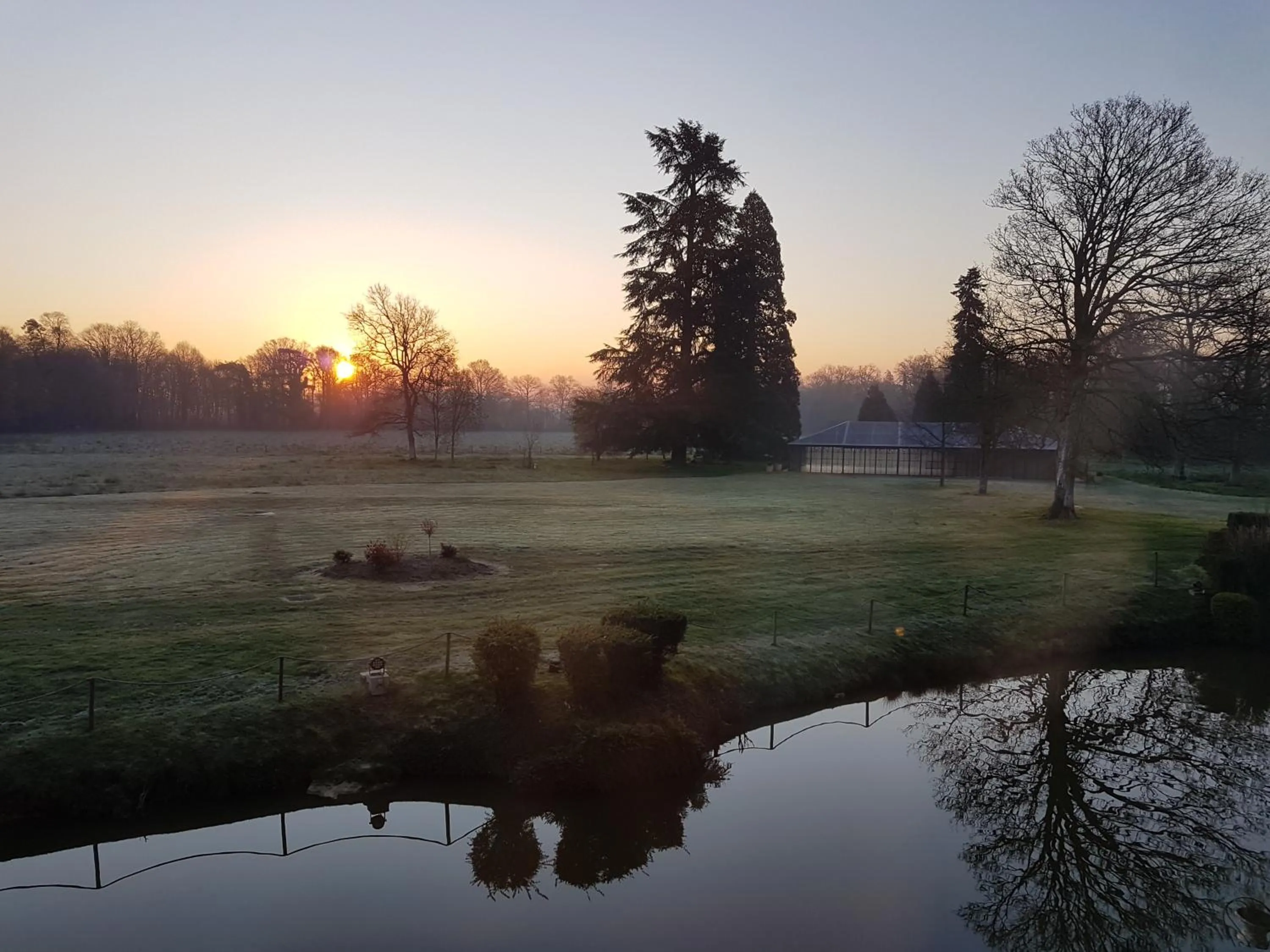 Natural landscape in Chateau du Blanc Buisson