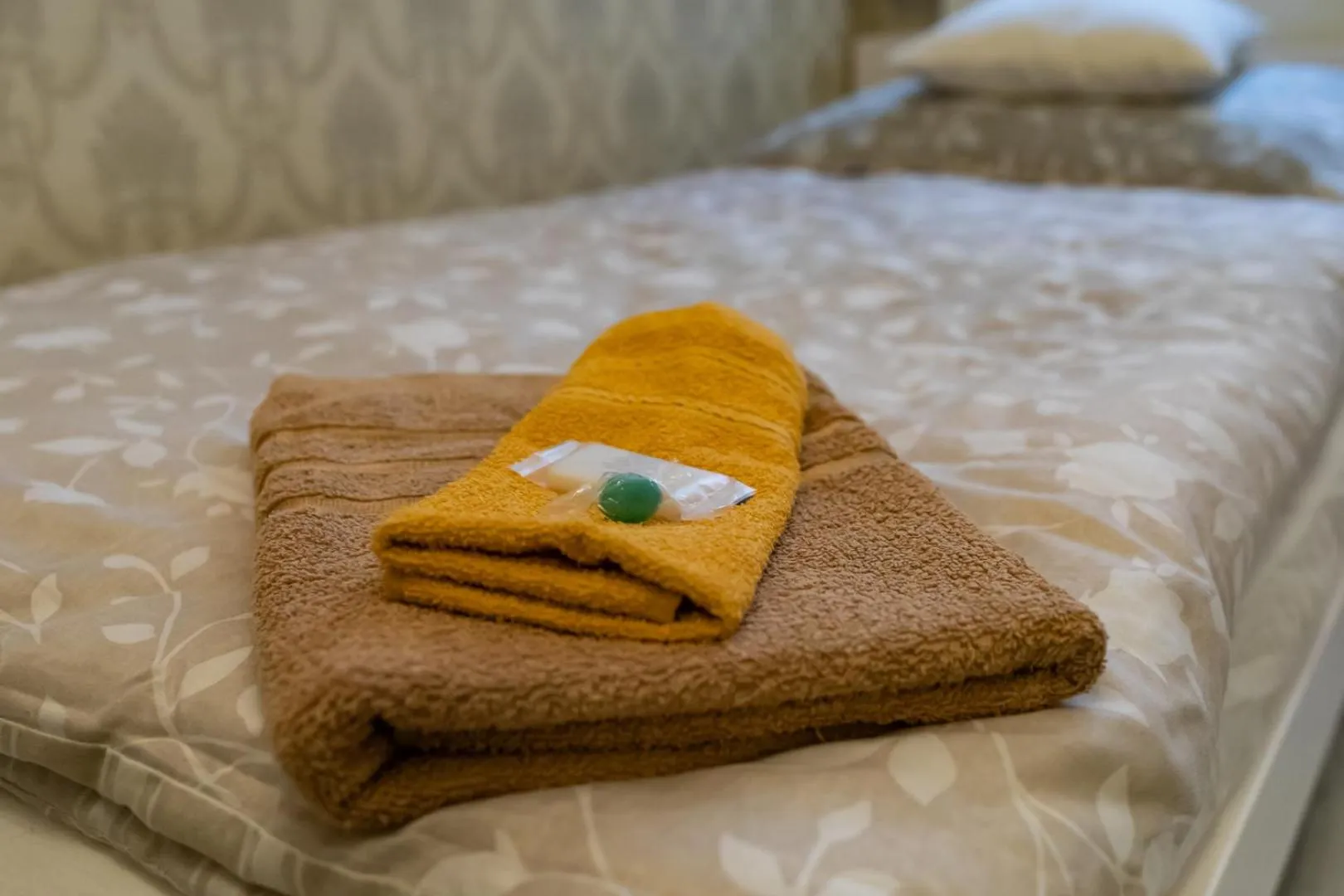 Decorative detail, Bed in Studio near Congress Centre II.