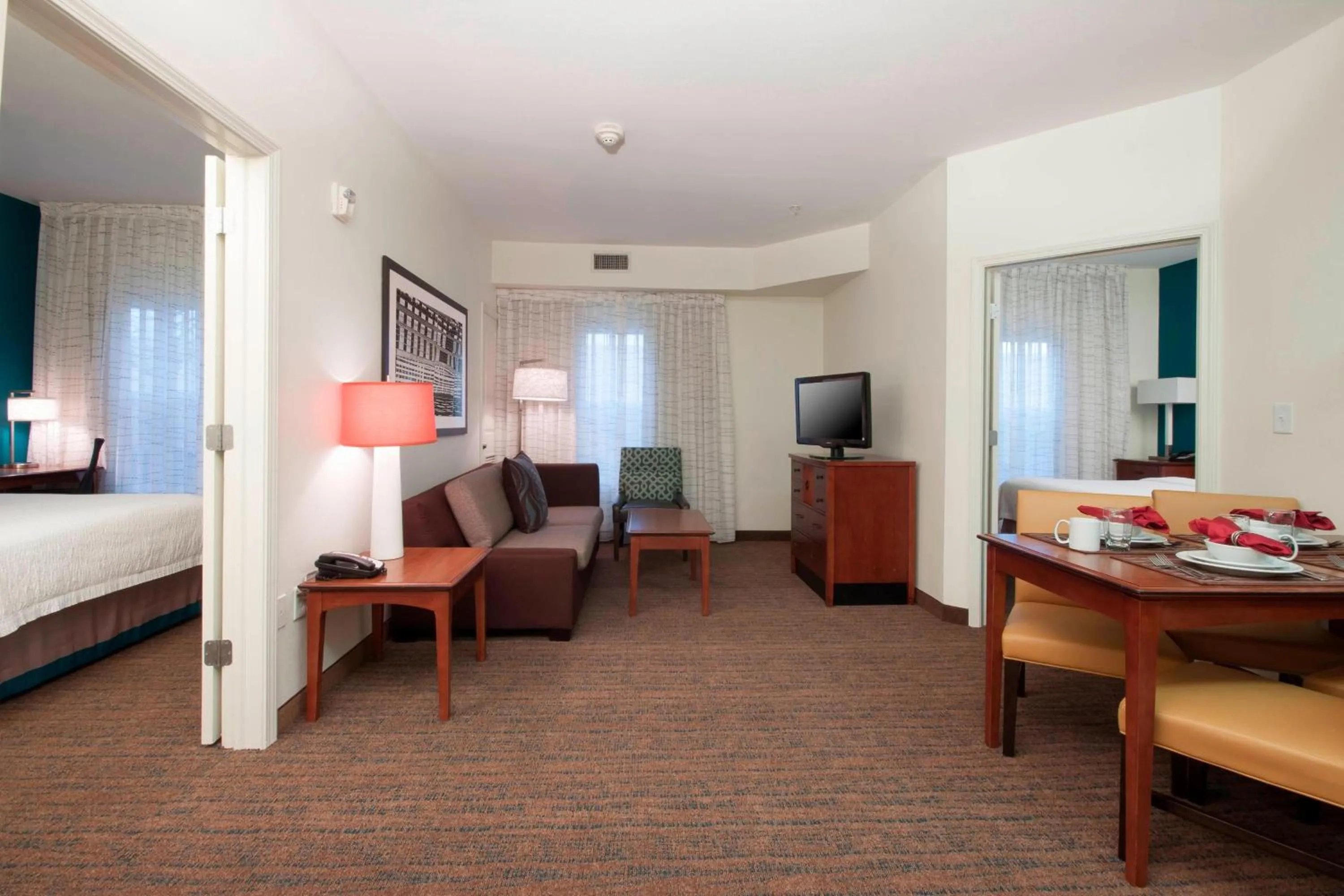 Living room, Bed in Residence Inn by Marriott San Antonio North Stone Oak