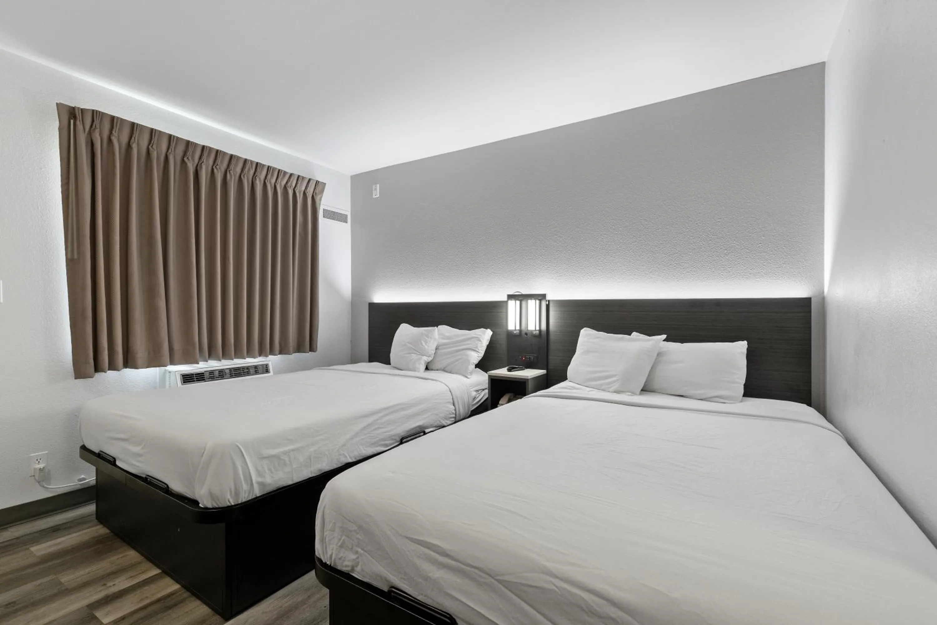 Bed in Motel 6-Oceanside, CA